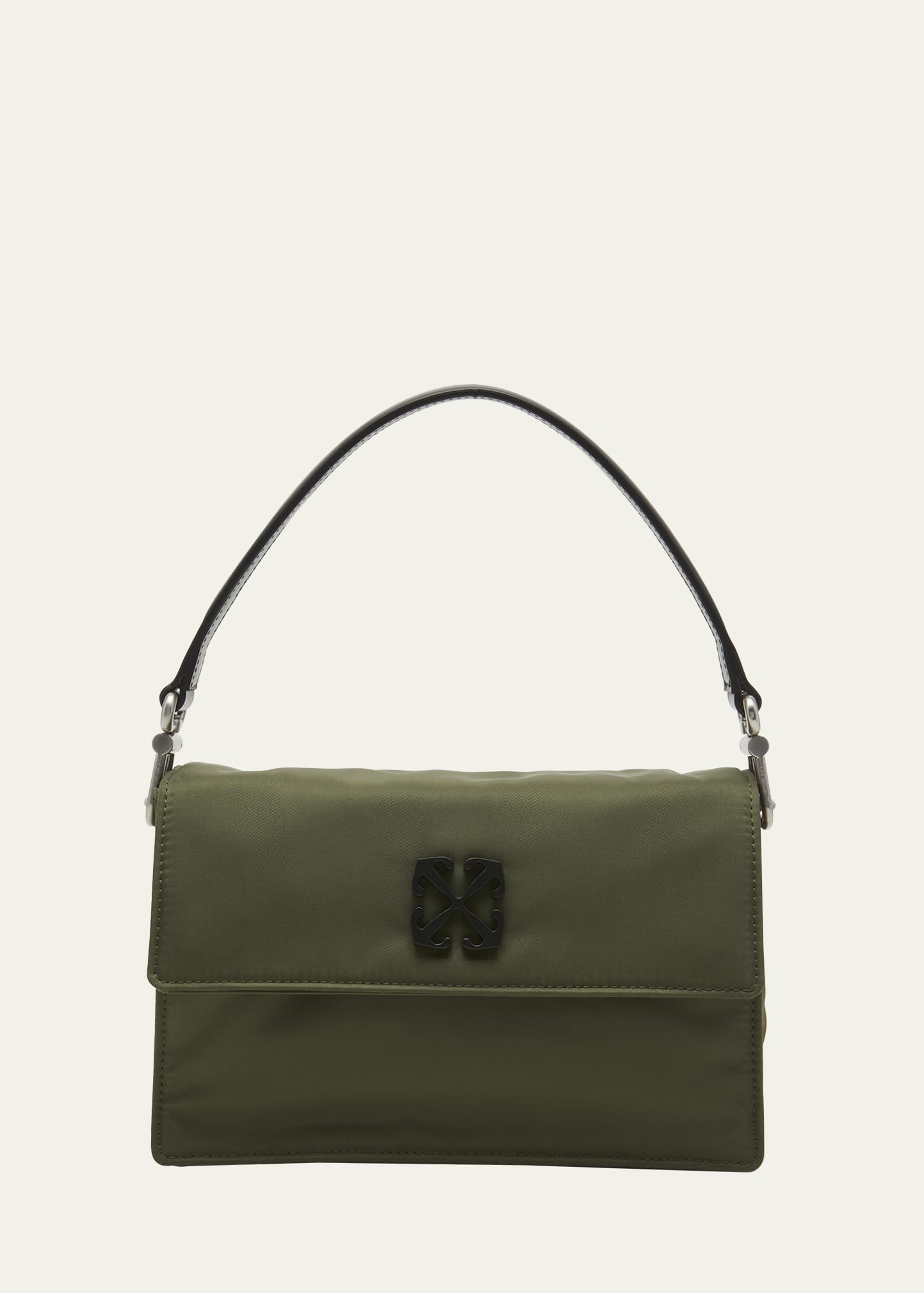 Off-White | Men Soft Jitney 1.4 Tech Crossbody Bag Black Unique