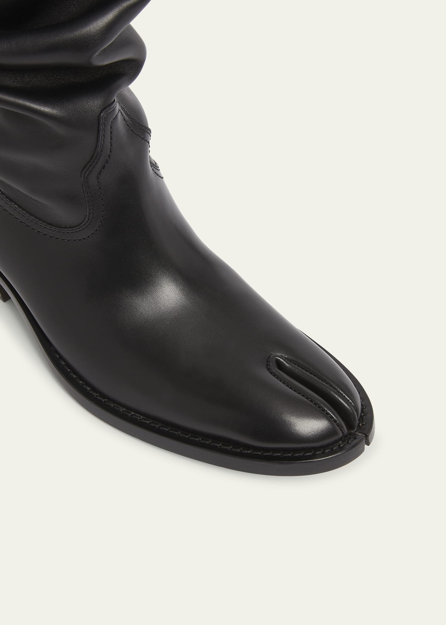 Maison Margiela Tabi Leather Western Boots - Bergdorf Goodman