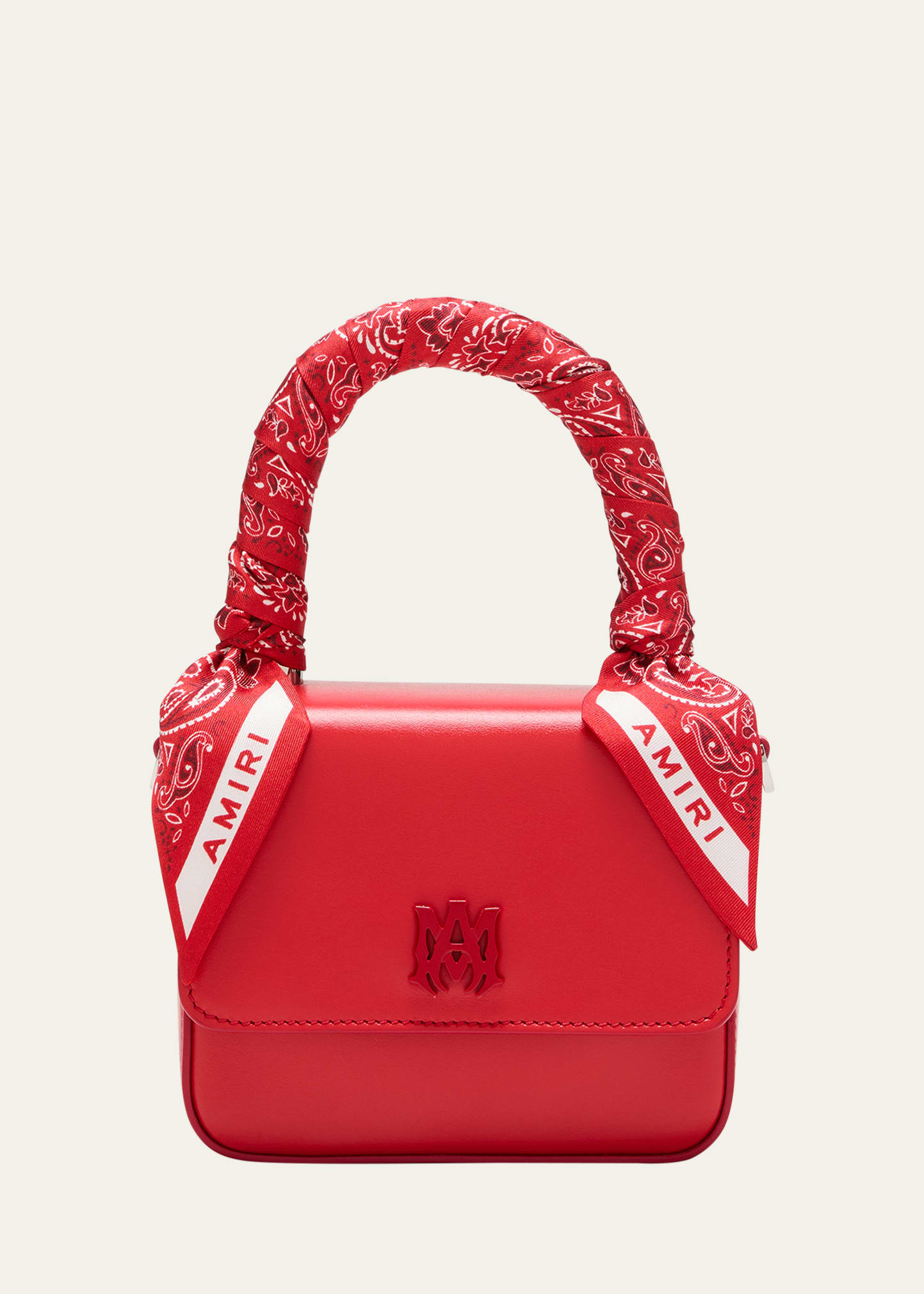Amiri Micro Bandana Leather Top-Handle Bag - Bergdorf Goodman