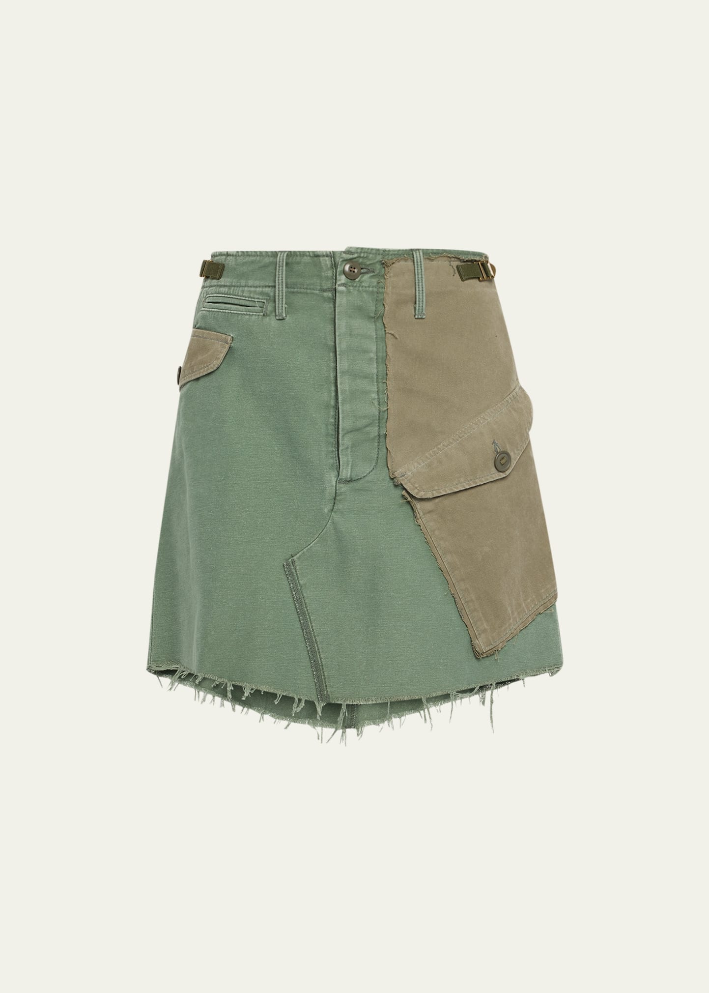 MOTHER The G.I. Jane Denim Mini Skirt