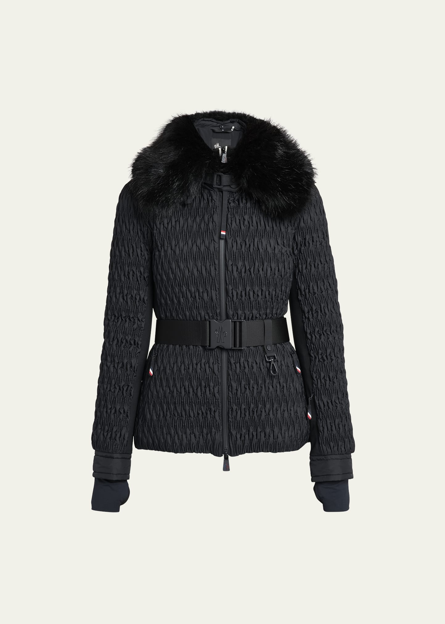 Moncler Grenoble Plantrey Quilted Down Jacket with Belt - Bergdorf Goodman