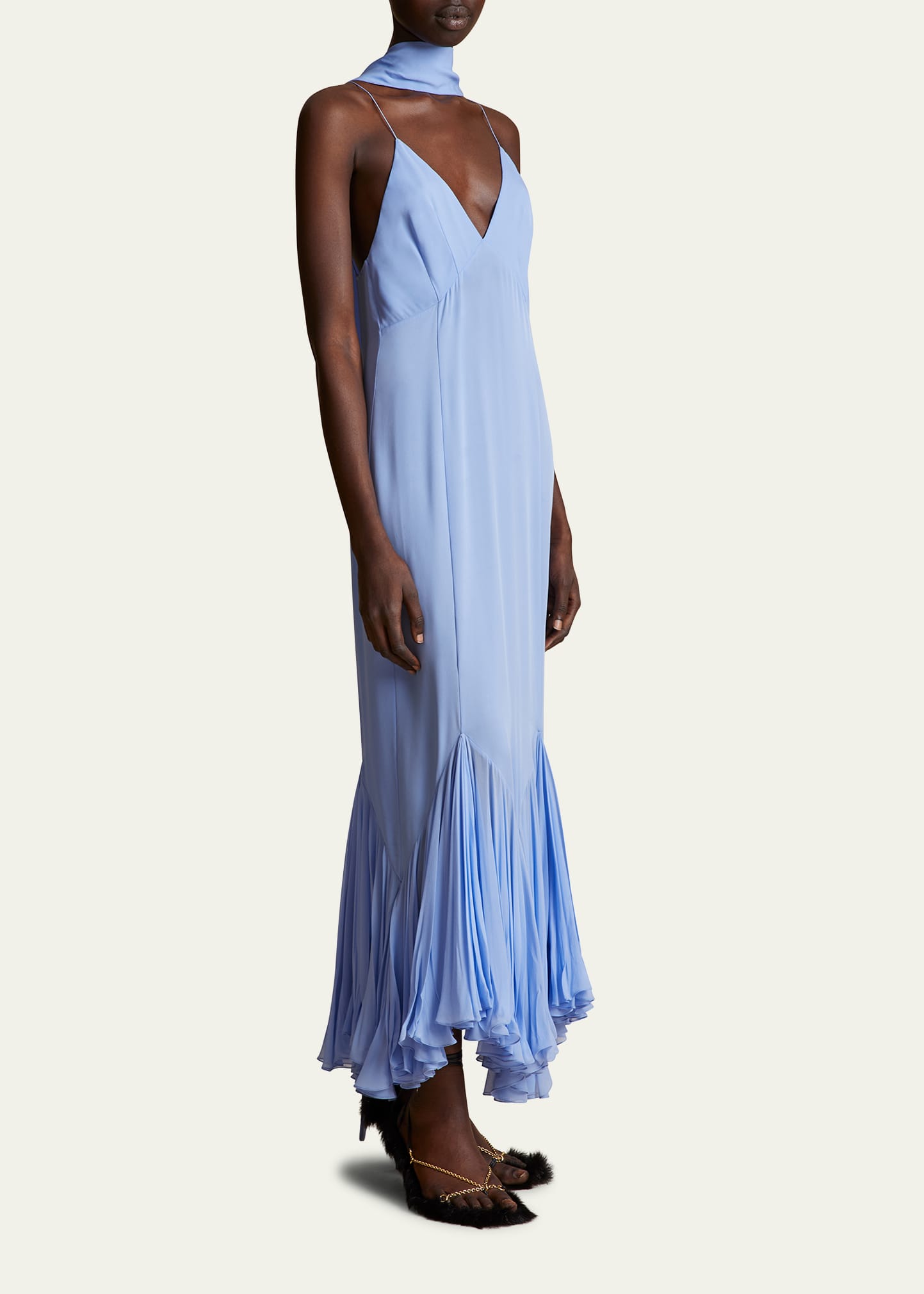maxi dress navy print Dusk Serenade Maxi Dress Navy/Yellow / M