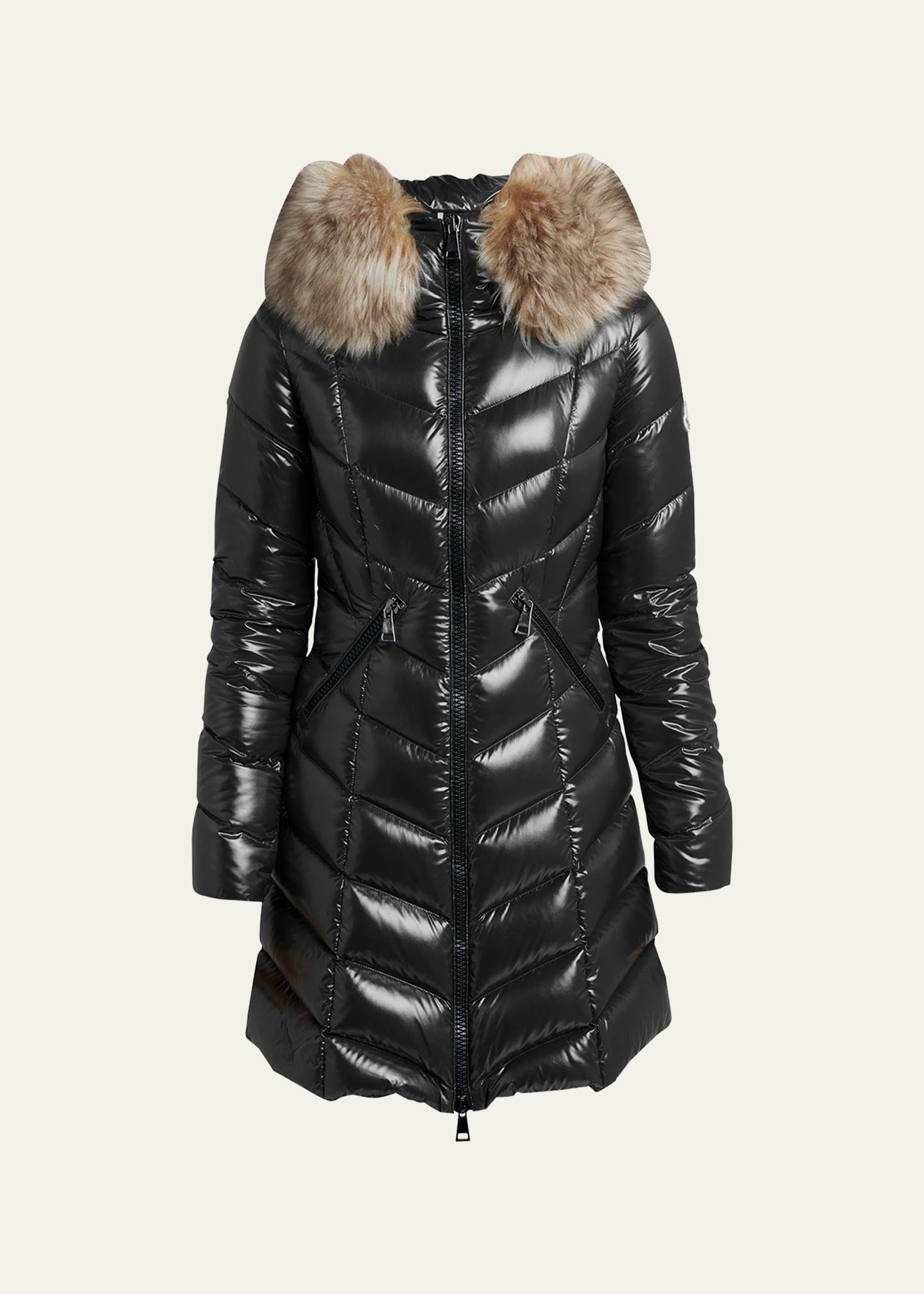 Moncler Fulmarre Faux Fur Long Puffer Coat - Bergdorf Goodman