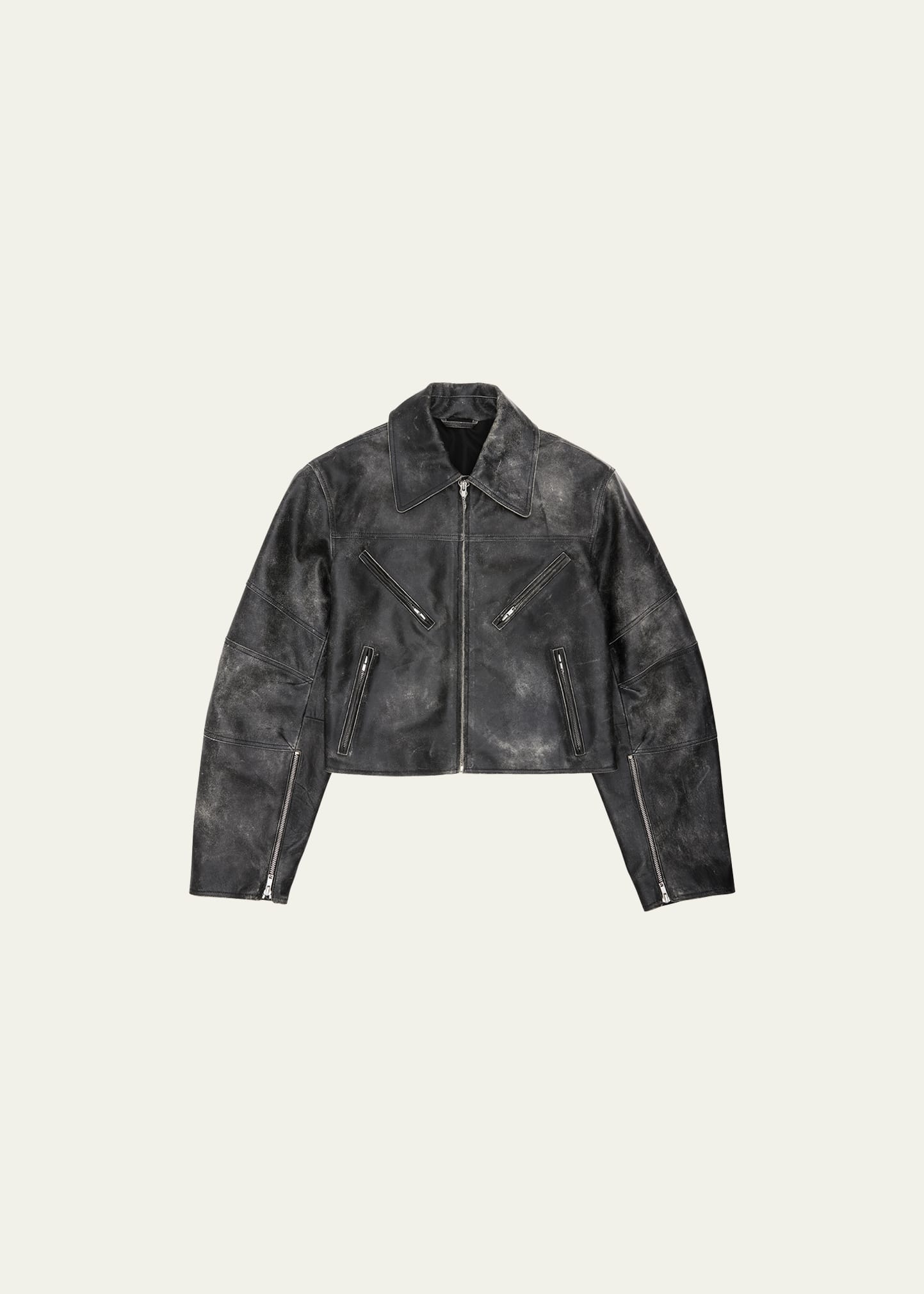 Helmut lang leather biker jacket store