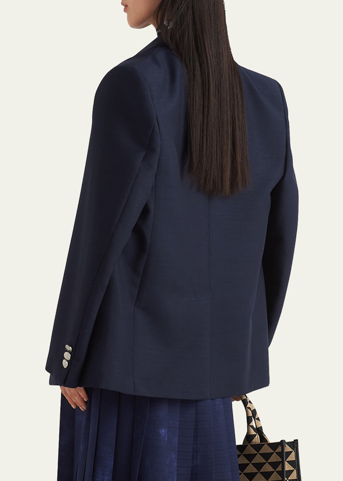 Prada Mohair Light Single Breasted Jacket - Bergdorf Goodman