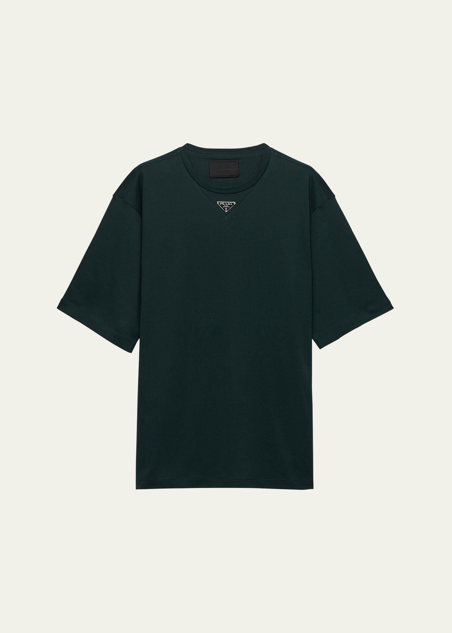 Tシャツ・カットソー PRADA SAGE GREEN JERSEY T-SHIRT 23893327_53992925_600.jpg