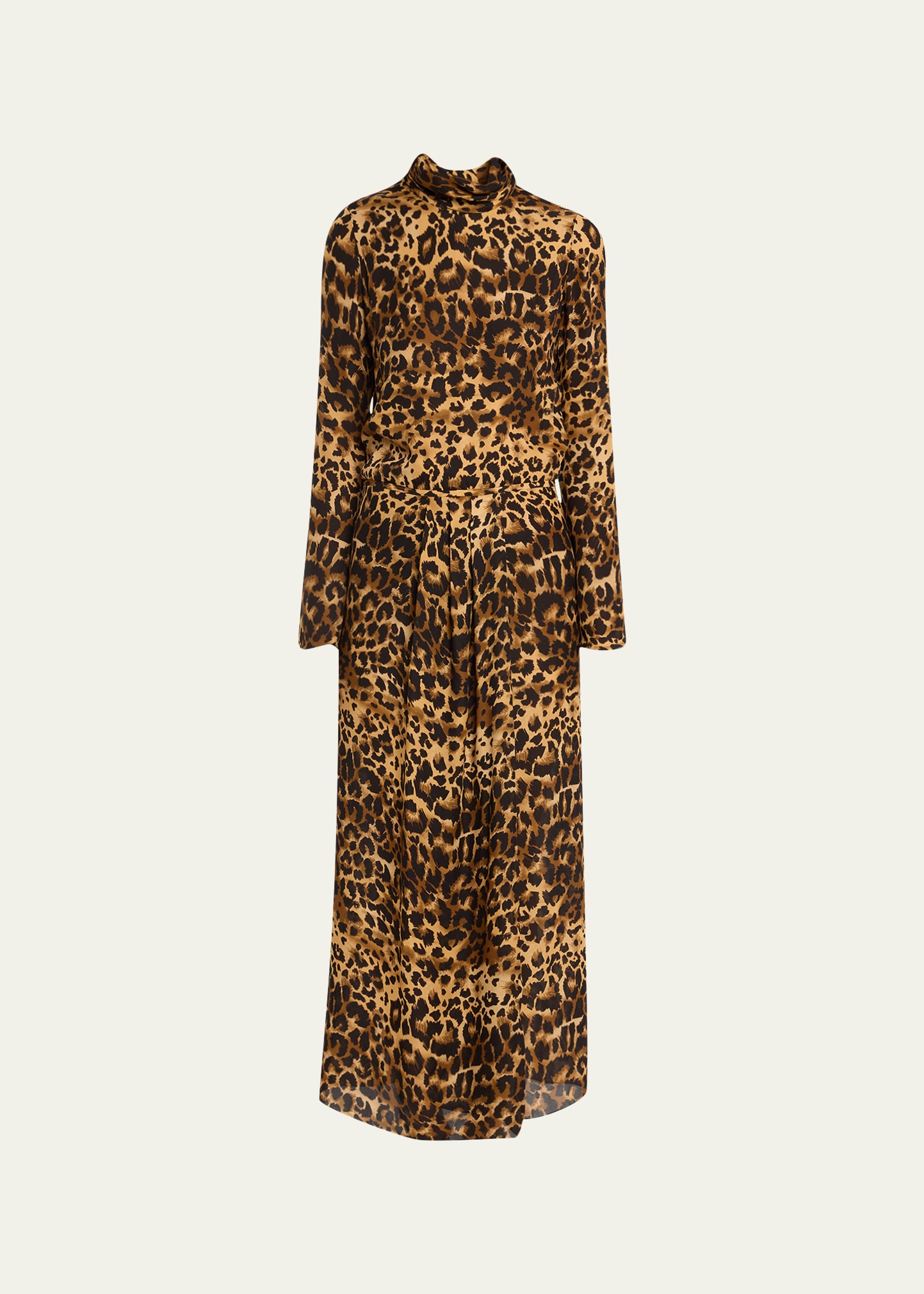 Zara leopard clearance print maxi dress