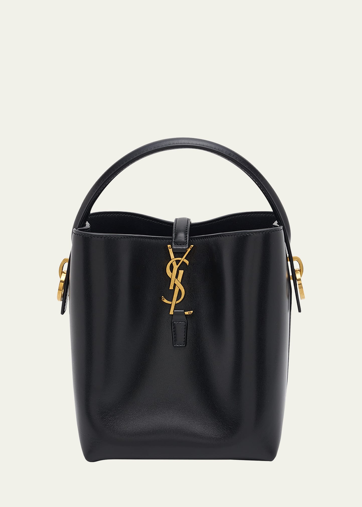 Saint Laurent Small YSL Monogram Leather Satchel Bag - Bergdorf Goodman