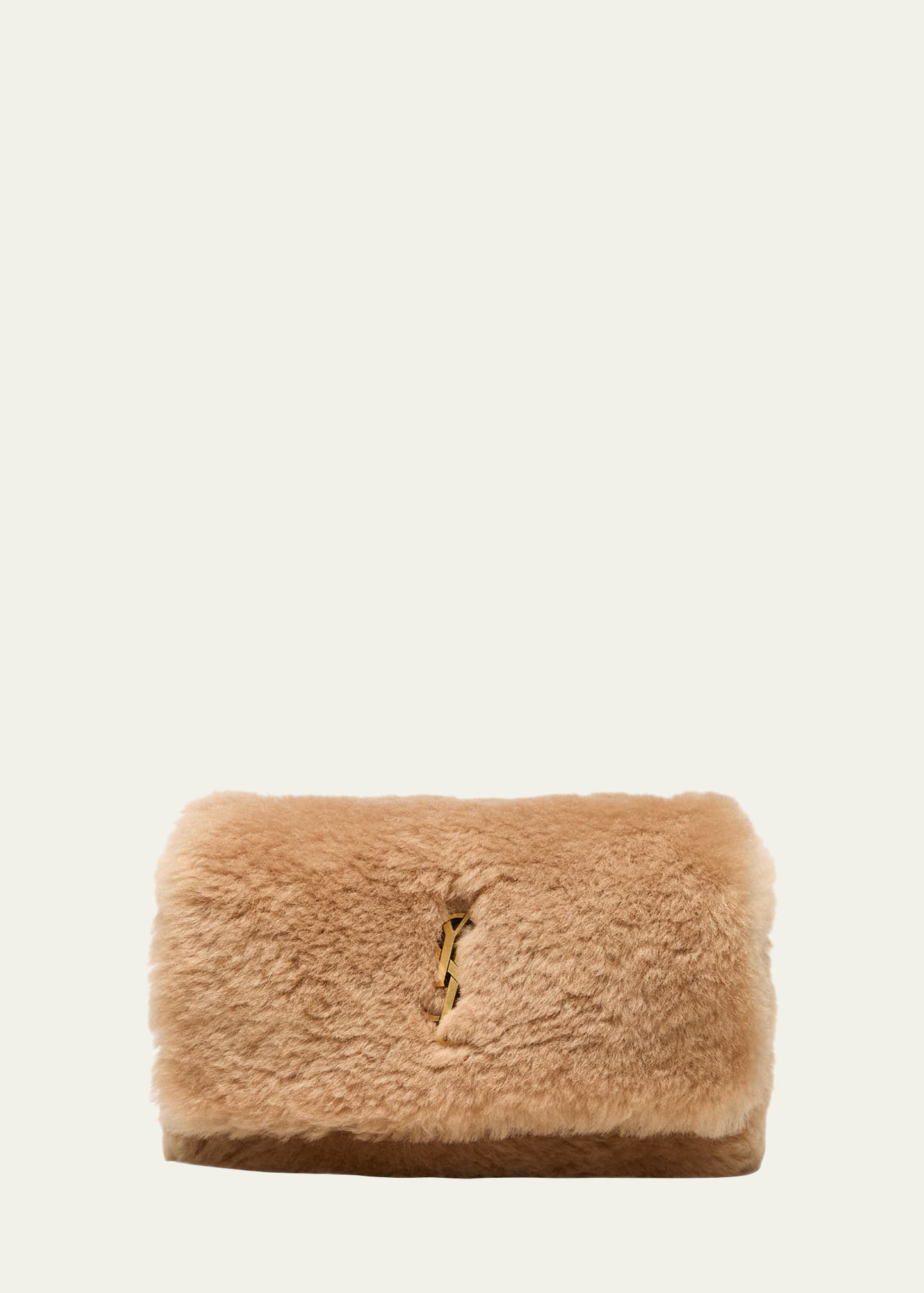 Saint laurent shearling online belt bag