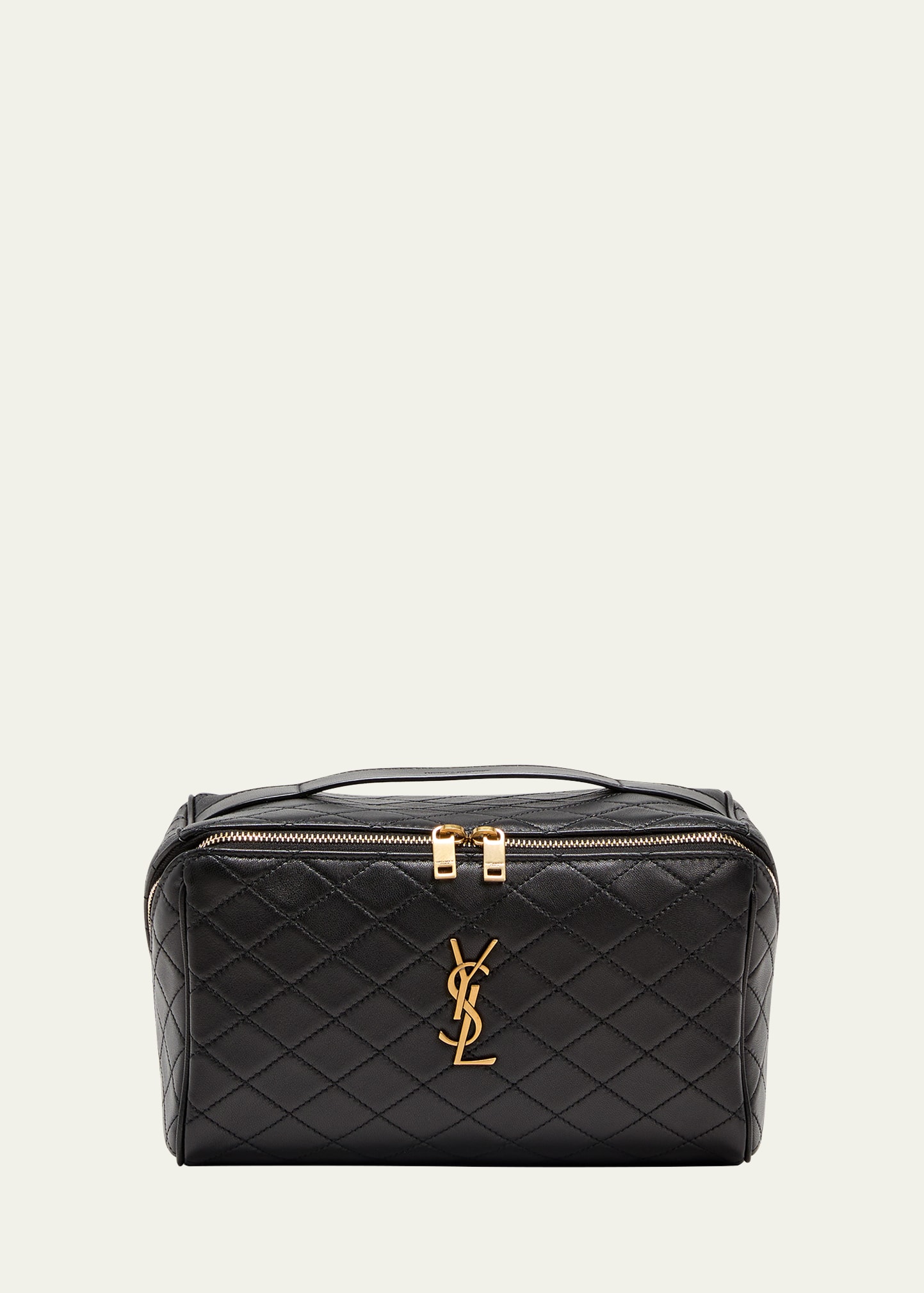 Saint Laurent Sulpice Medium YSL Monogram Leather Triple V-Flap Crossbody  Bag - Bergdorf Goodman