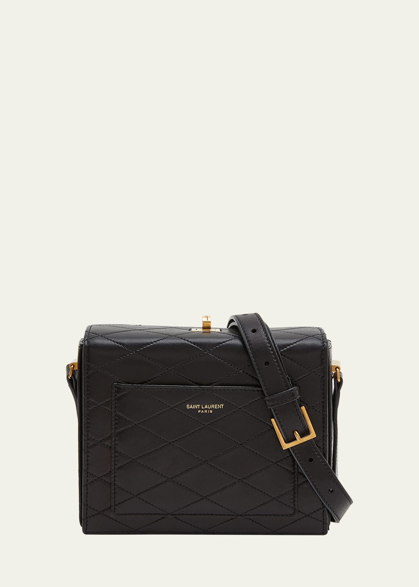 Saint Laurent black monogram chain wallet $1650 @ ysl.com My dream  crossbody purse