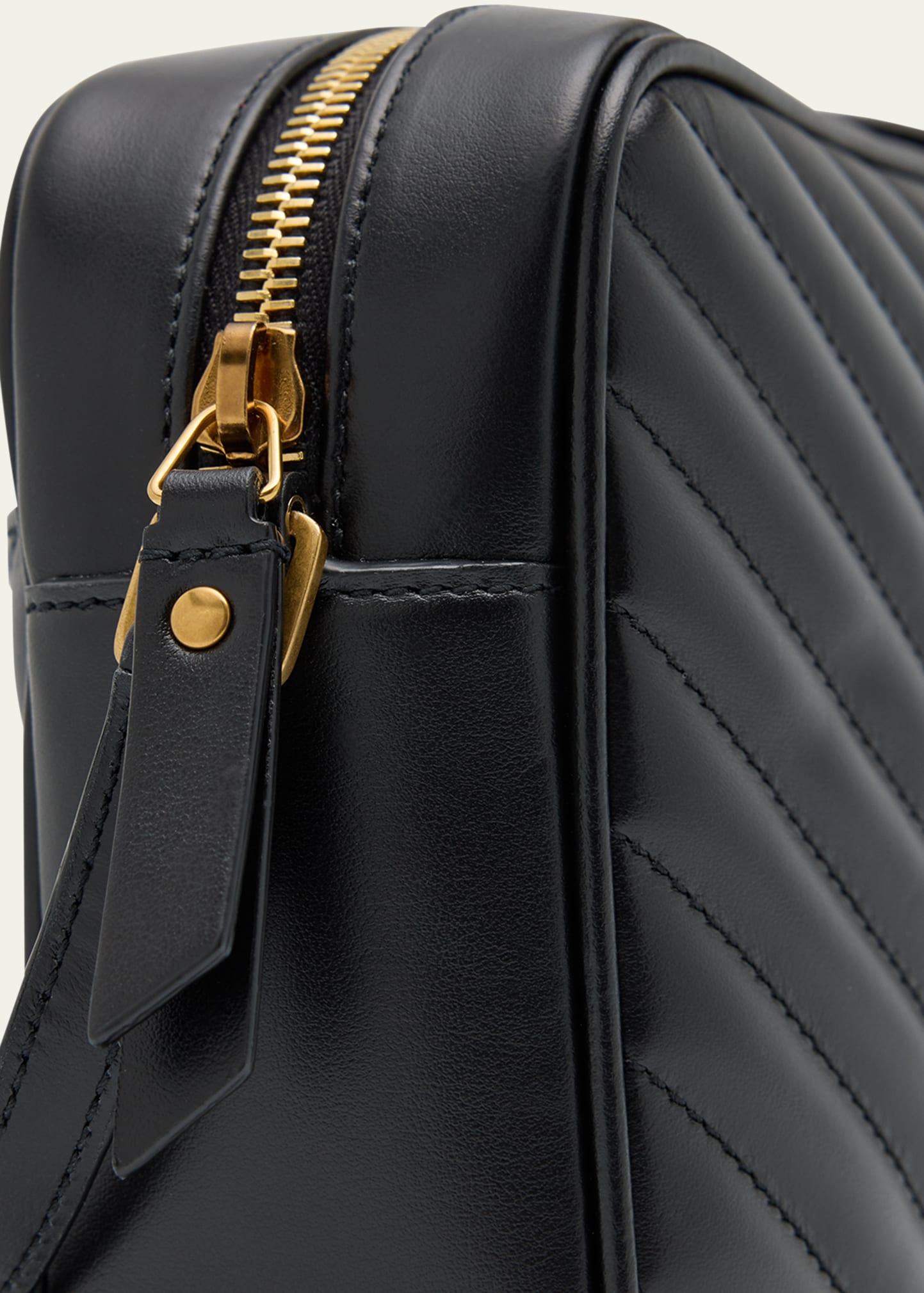 Saint Laurent Lou Medium YSL Camera Bag with Pocket in