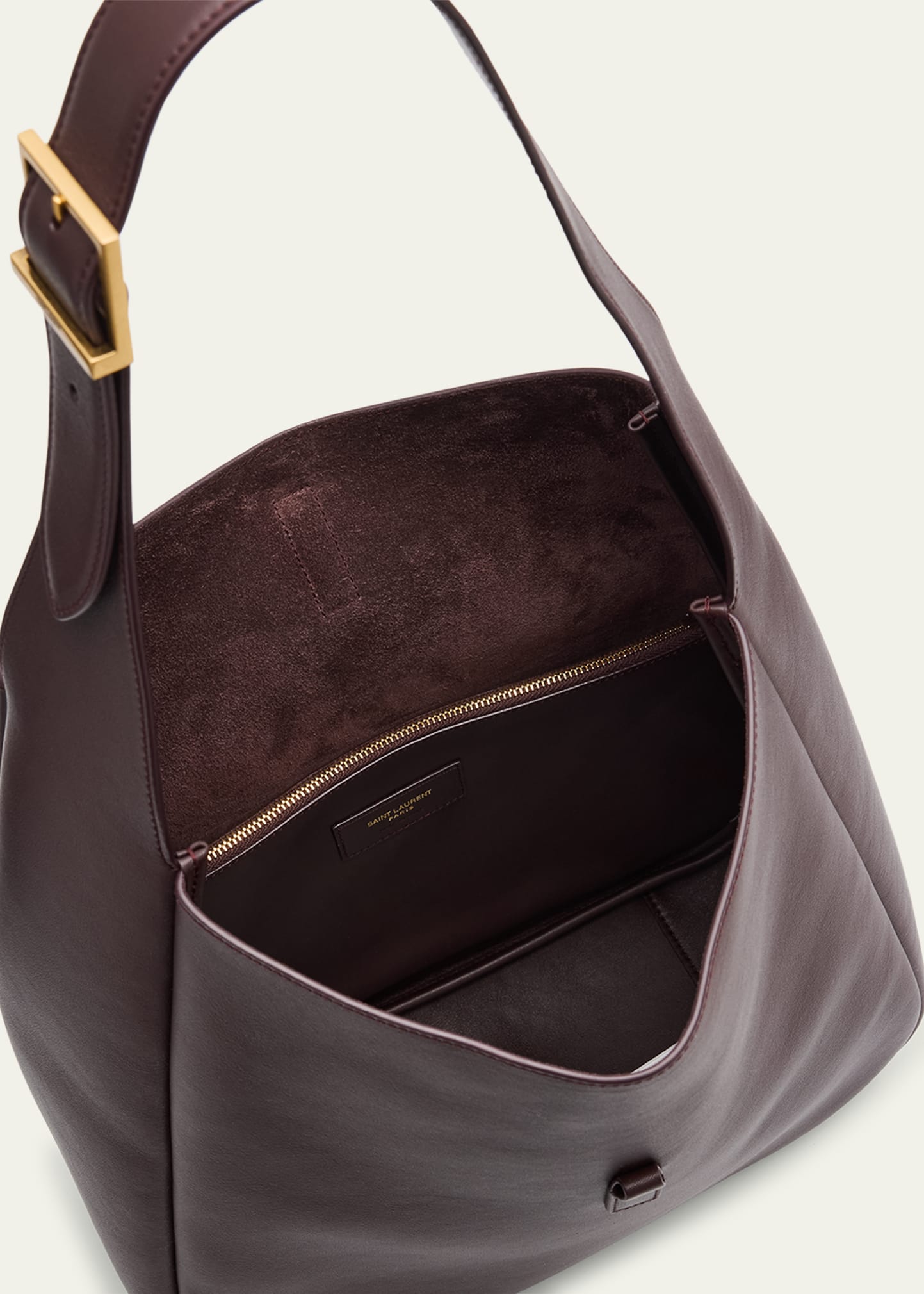 【Saint Laurent】YSL M.BAG HOBO 5A7 W_RASO SETA◆710318FAC13 YSL M.Bag Hobo 5A7 W_Raso Seta - Women's Leather Handbag