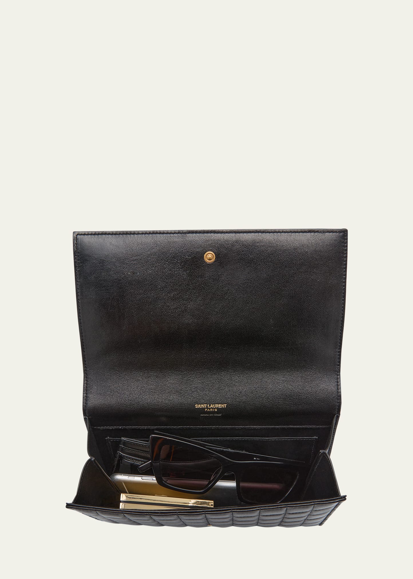 Quilted ysl clutch bag clearance