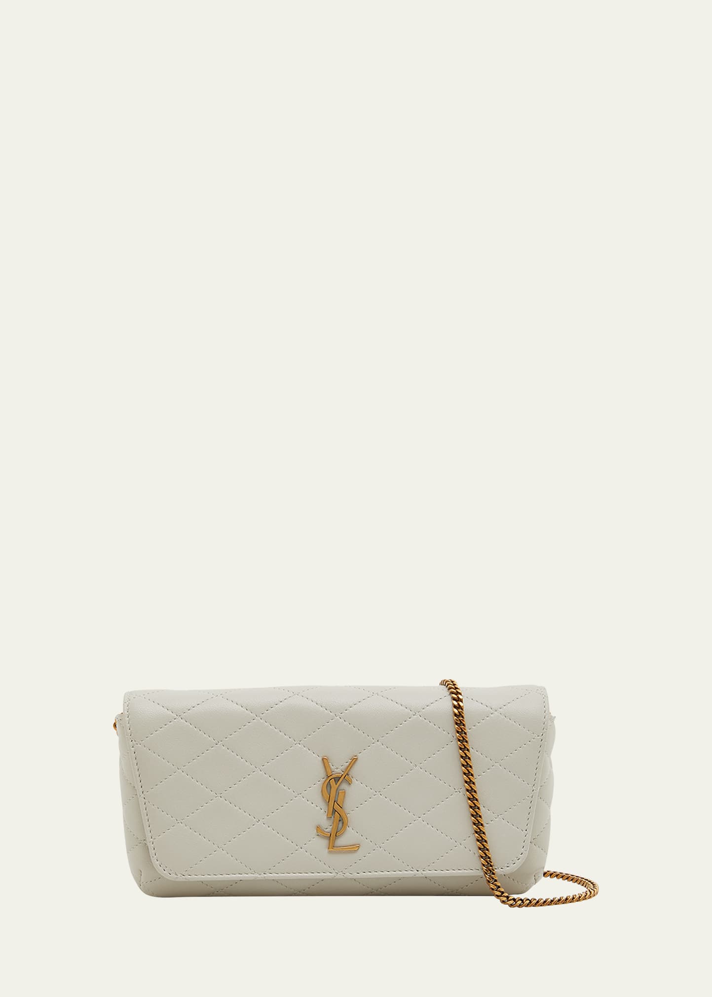 Saint Laurent Gaby Phone Holder YSL Crossbody Bag in Quilted