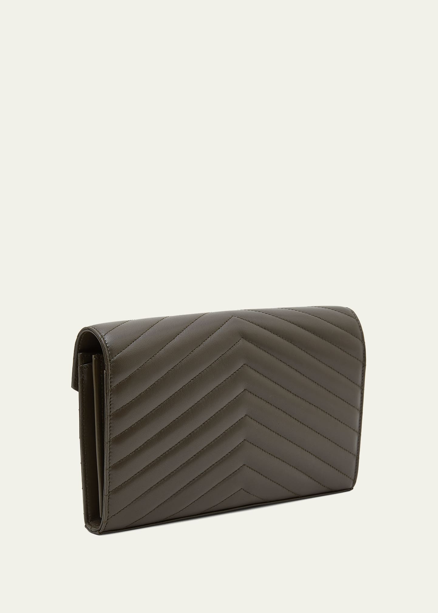 [Saint Laurent] Smooth Leather Monogrammed ☆送料込☆ LE 5 À 7 supple large in grained leather | Saint Laurent