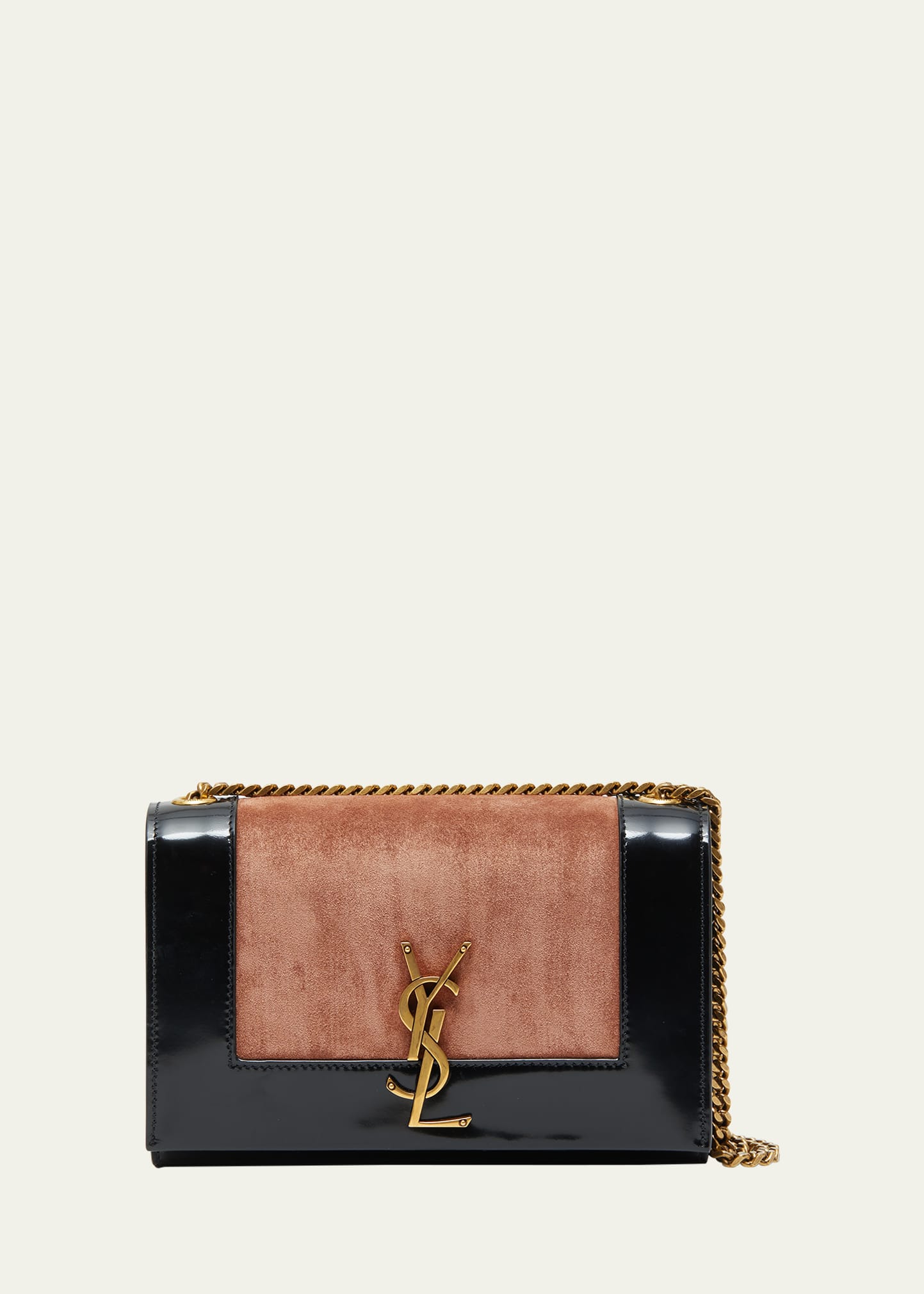 SAINT LAURENT Kate small textured-leather shoulder bag