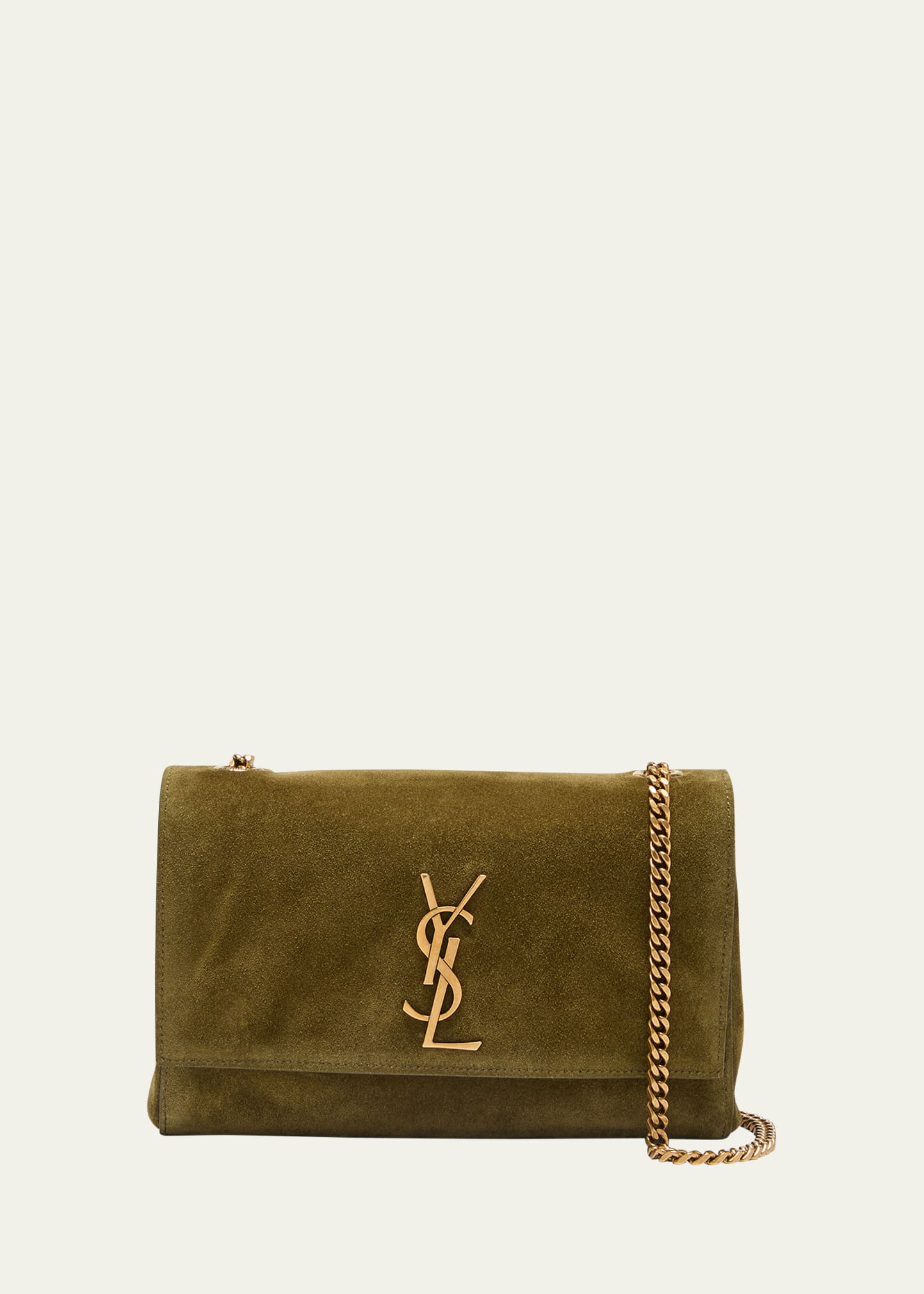 Saint Laurent Kate Medium Reversible Chain Bag in Suede and Leather