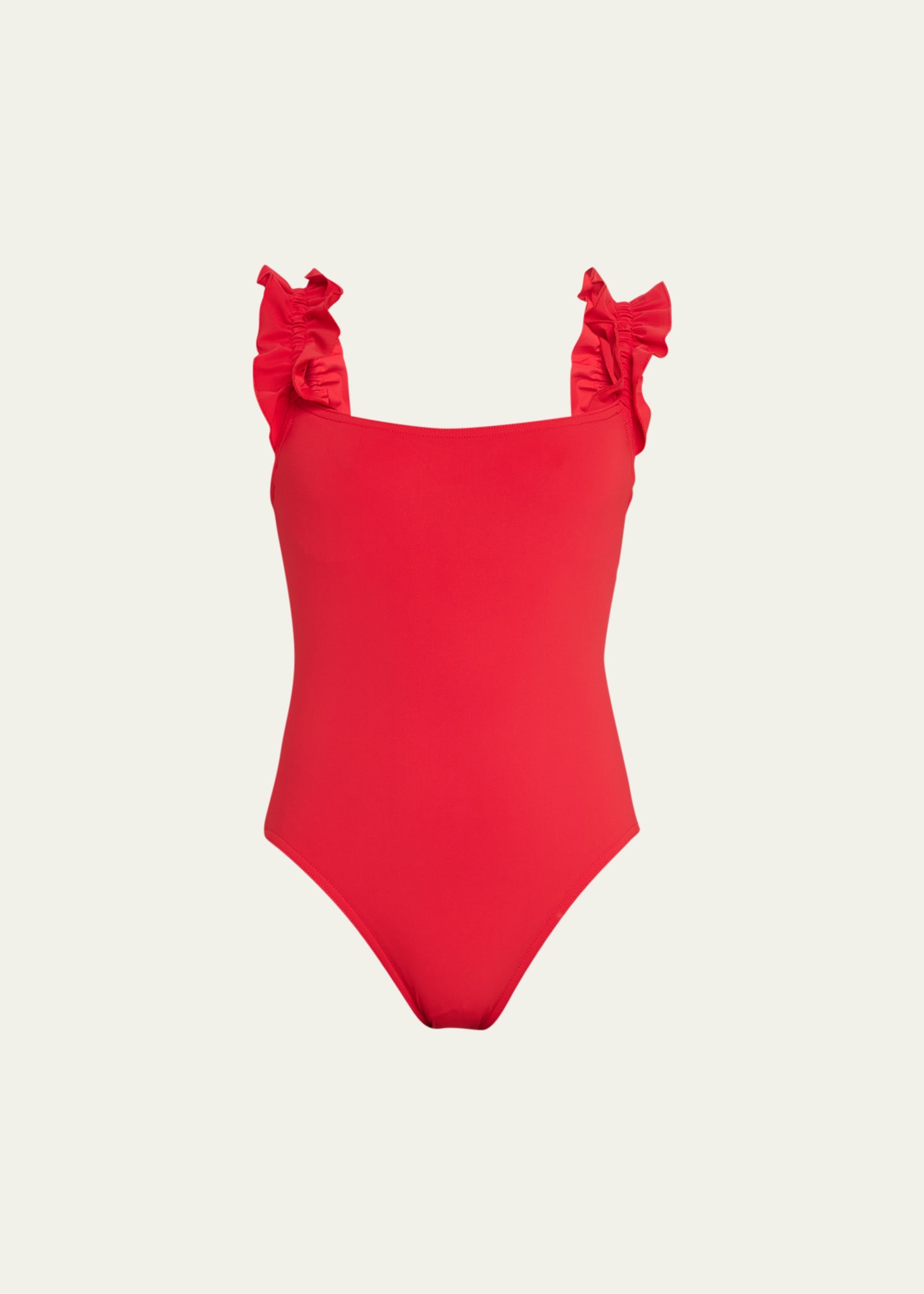 Karla Colletto Willow Round-Neck Tank One-Piece Swimsuit