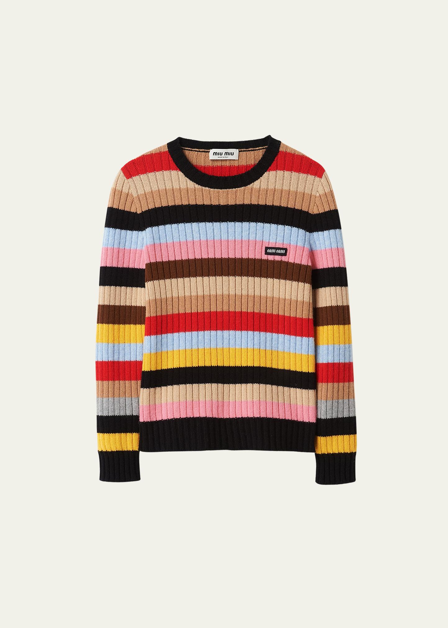 Archive Miu Miu cashmere knit sweater