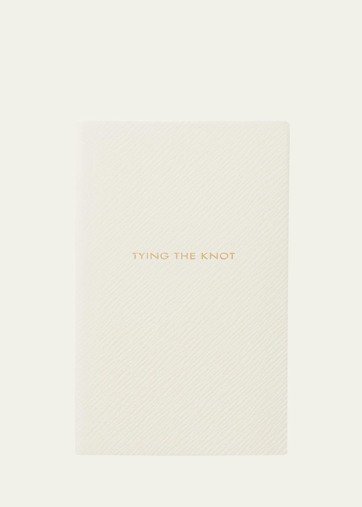 SMYTHSON Panama Tying the Knot textured-leather notebook