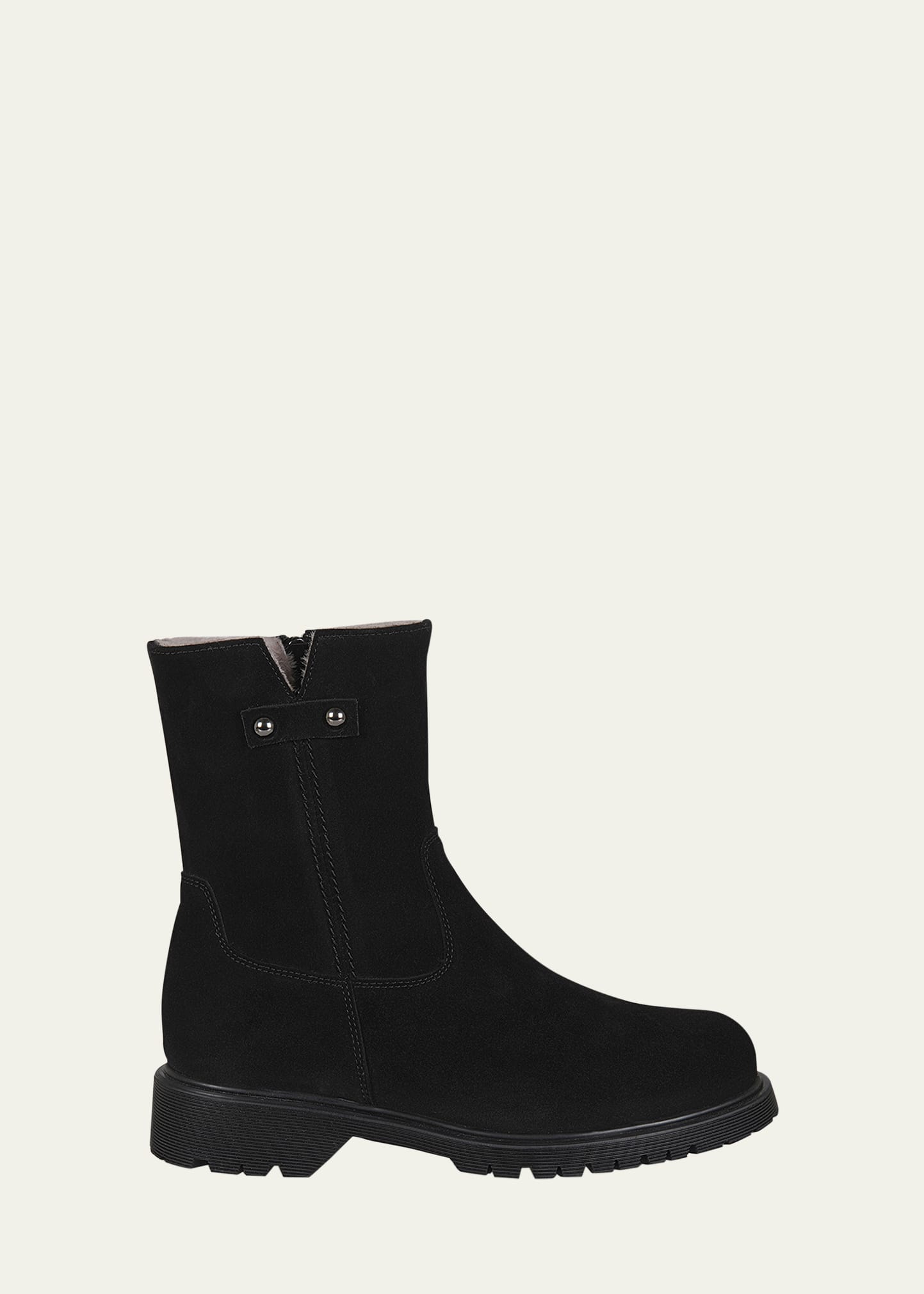 La Canadienne Hunter Suede Shearling Winter Boots Bergdorf Goodman