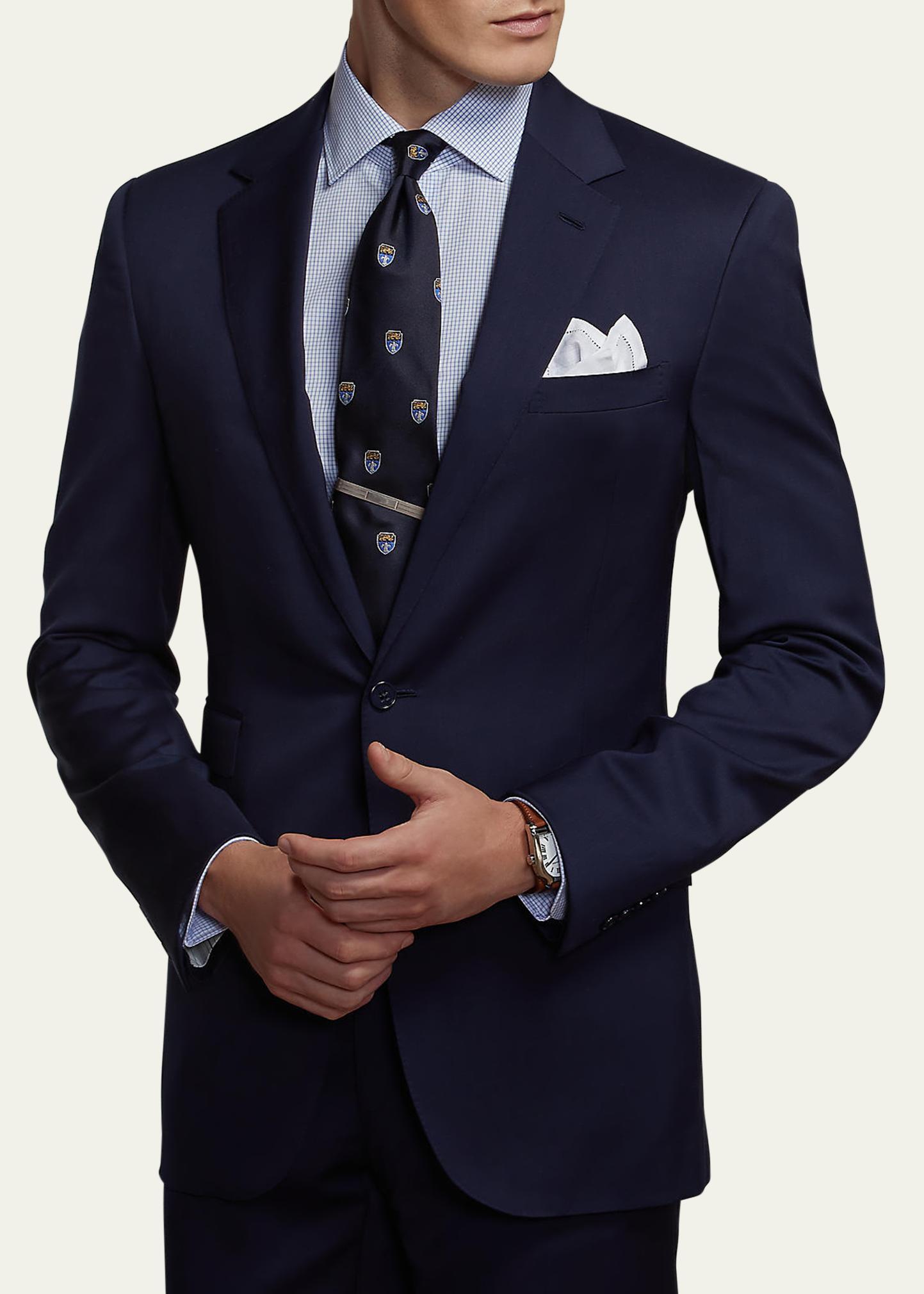 Ralph Lauren Purple Label Men's Gregory Hand-Tailored Wool Serge