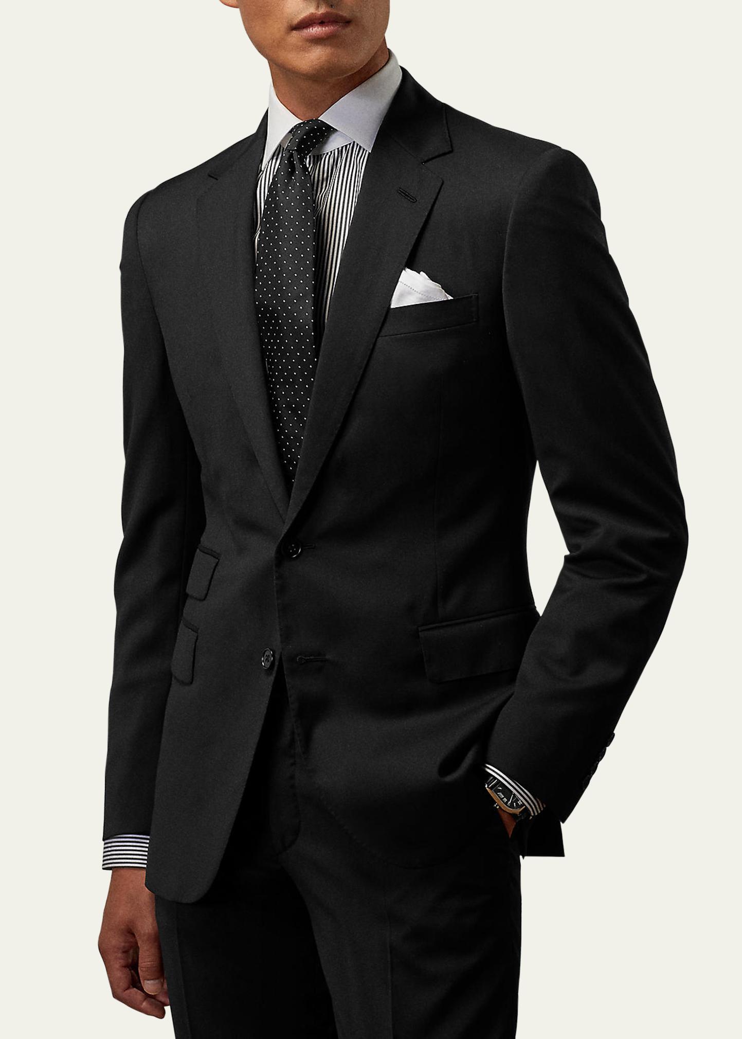 Ralph Lauren Purple Label Men's Gregory Hand-Tailored Wool Serge