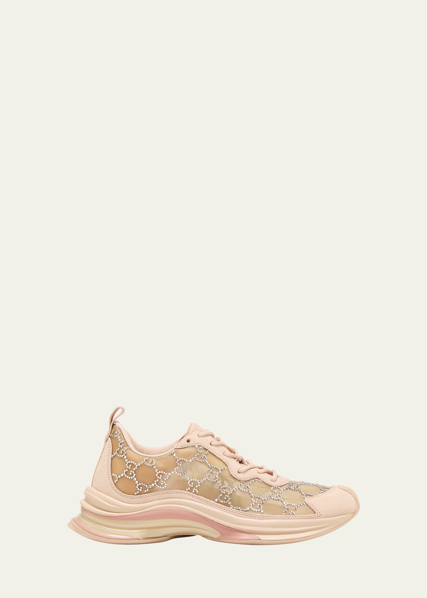 Gucci GG Crystal Mesh Runner Sneakers - Bergdorf Goodman