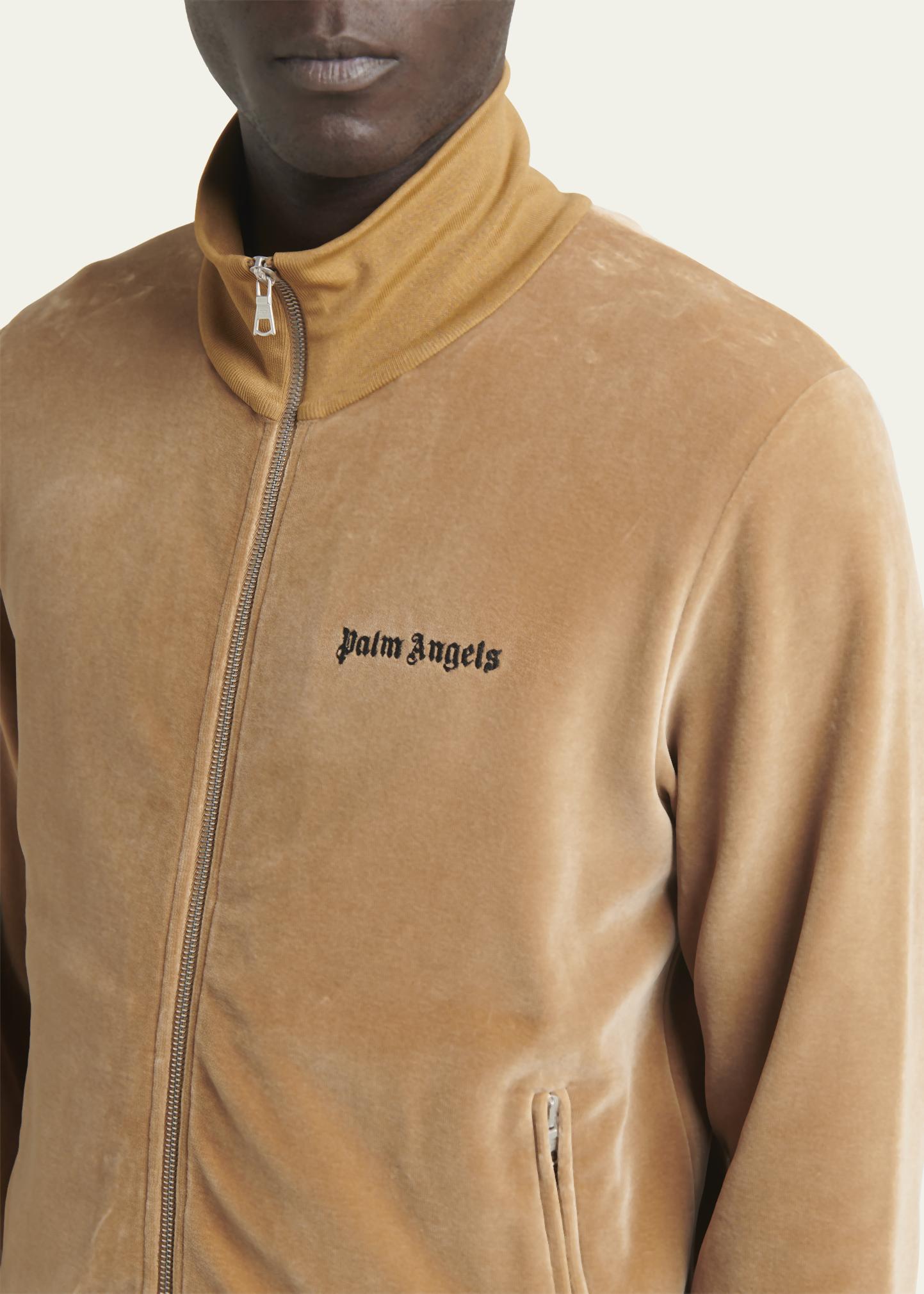 Palm Angels Men's Velvet Track Jacket - Bergdorf Goodman