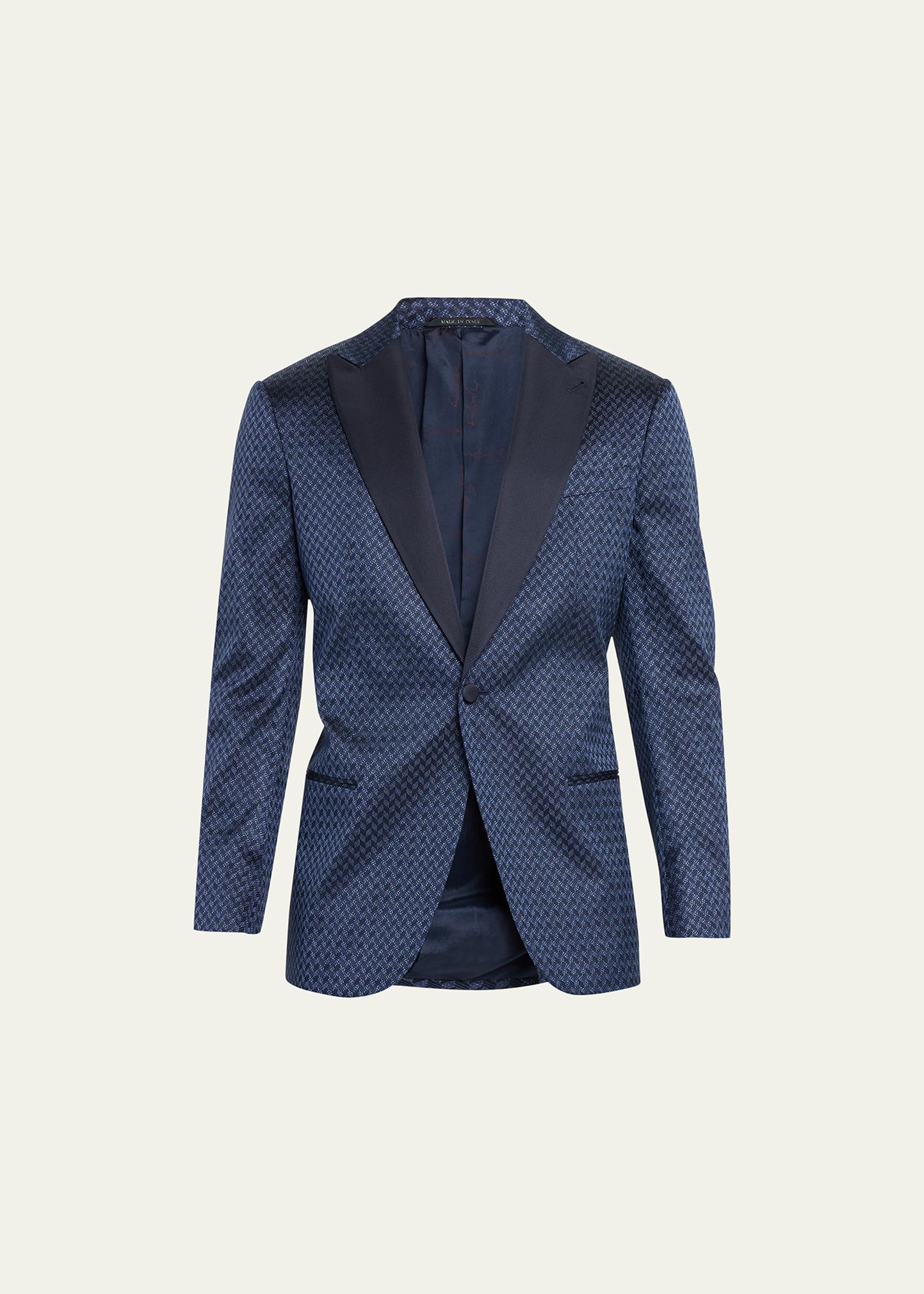 Giorgio Armani Men's Silk Jacquard Blazer - Bergdorf Goodman