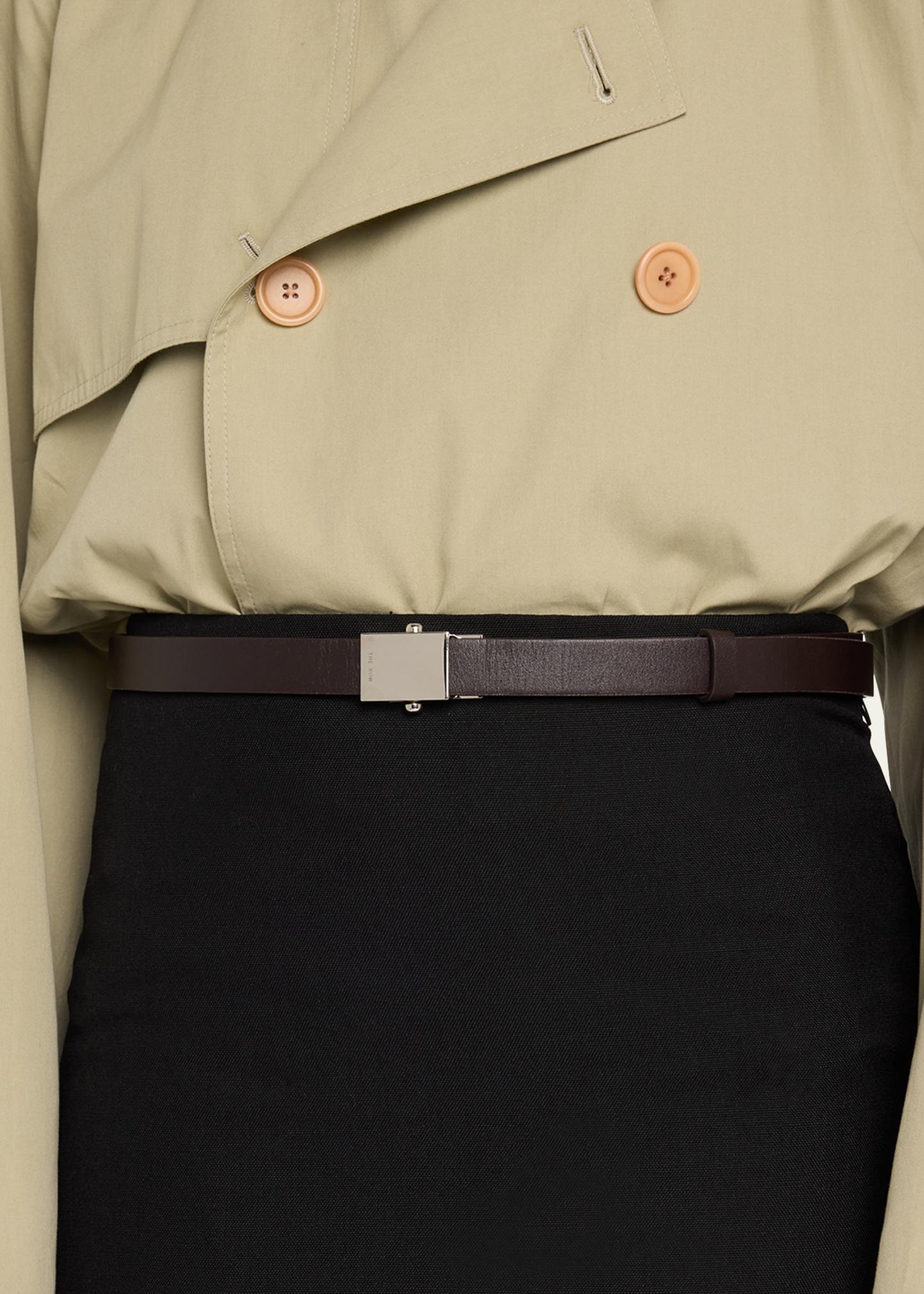 The Row Brian Leather Belt - Bergdorf Goodman