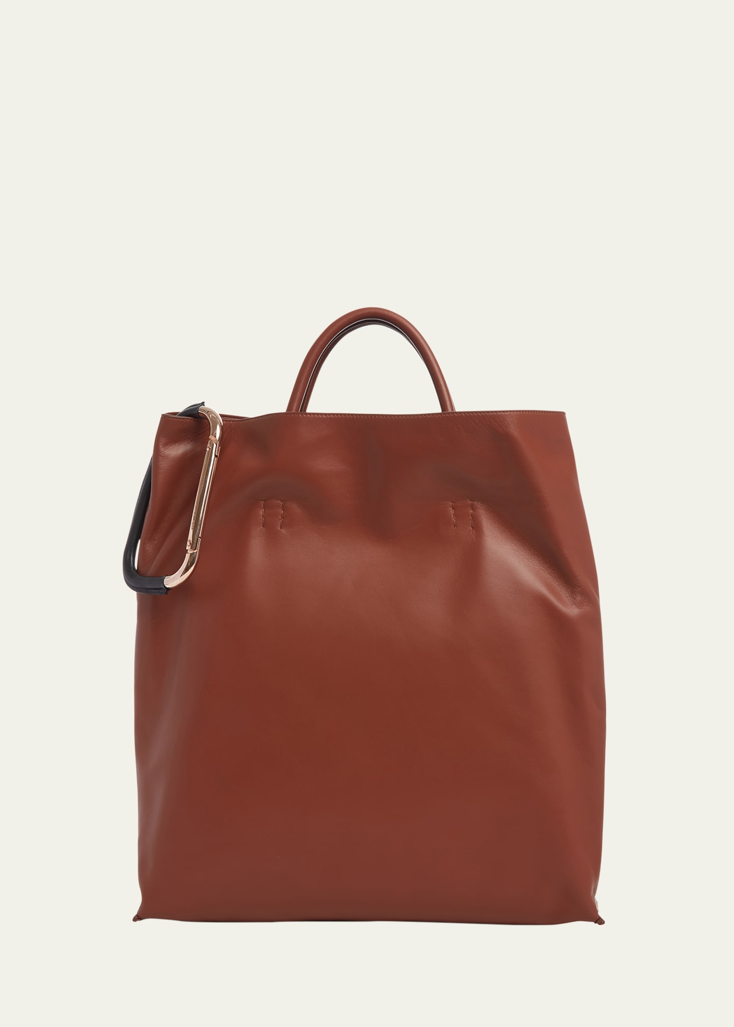 Gabriela Hearst Eileen North-South Leather Tote Bag