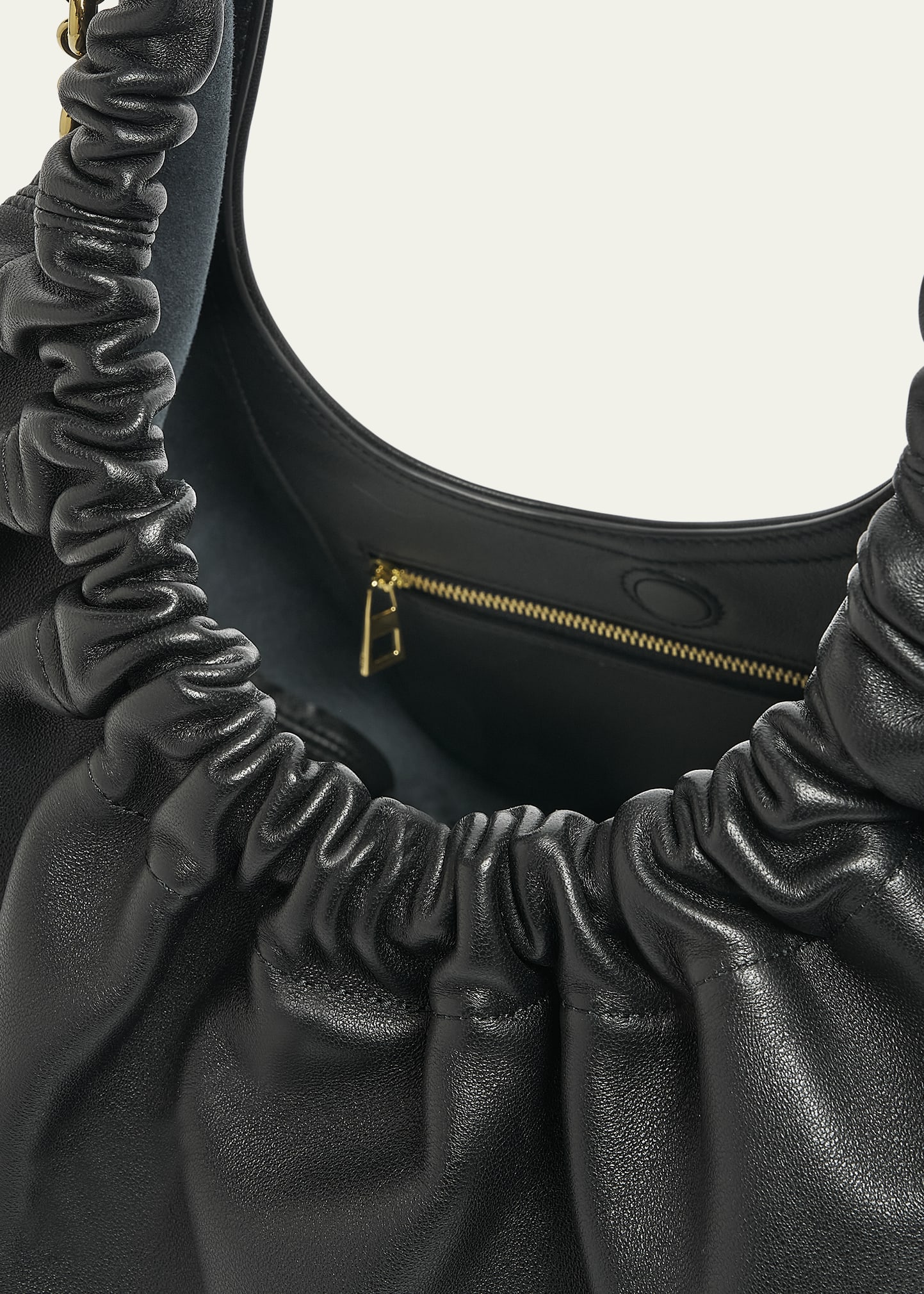 Loewe Squeeze Medium Shoulder Bag in Napa Leather - Bergdorf Goodman