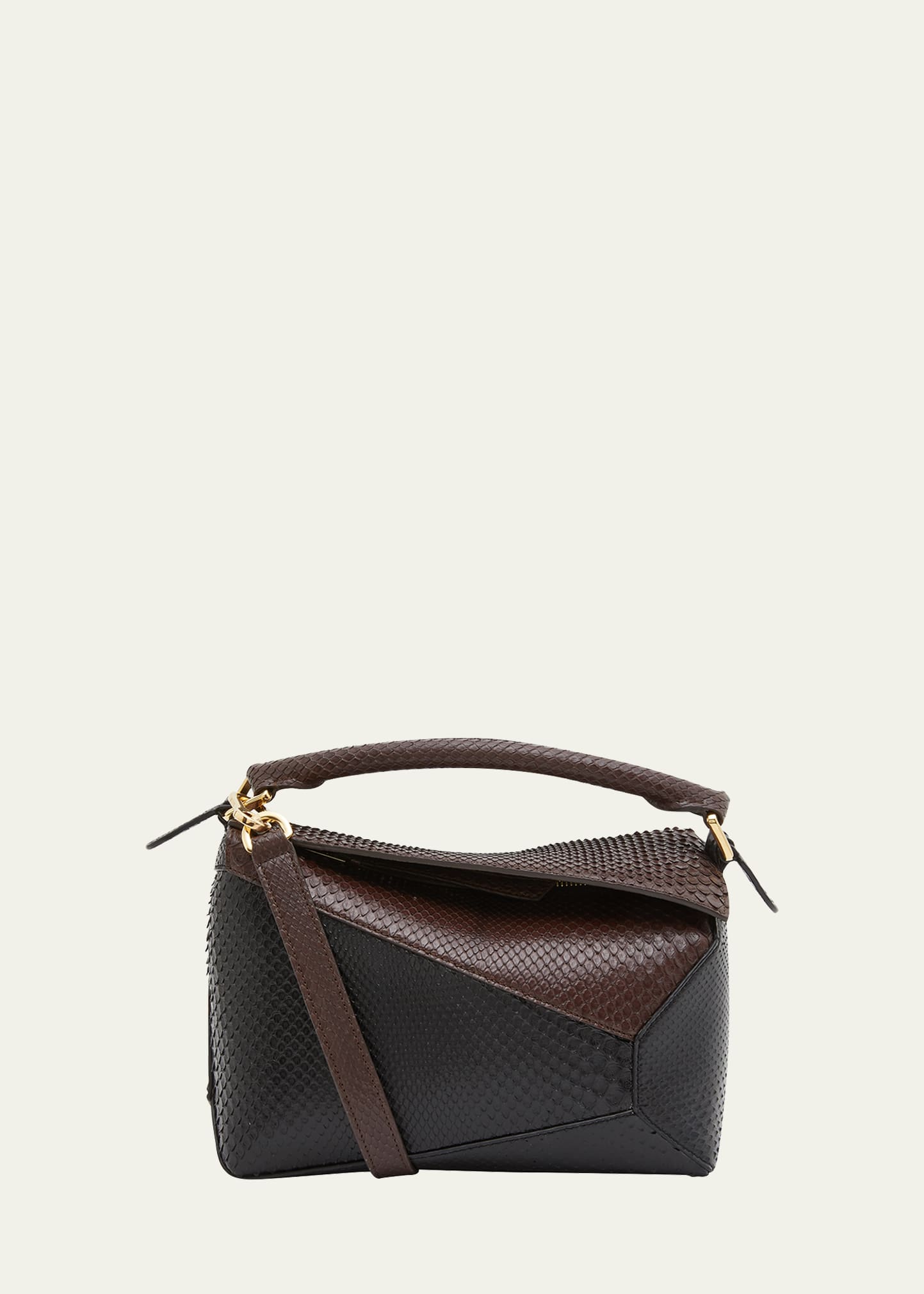 Loewe 'puzzle Small' Shoulder Bag in Brown