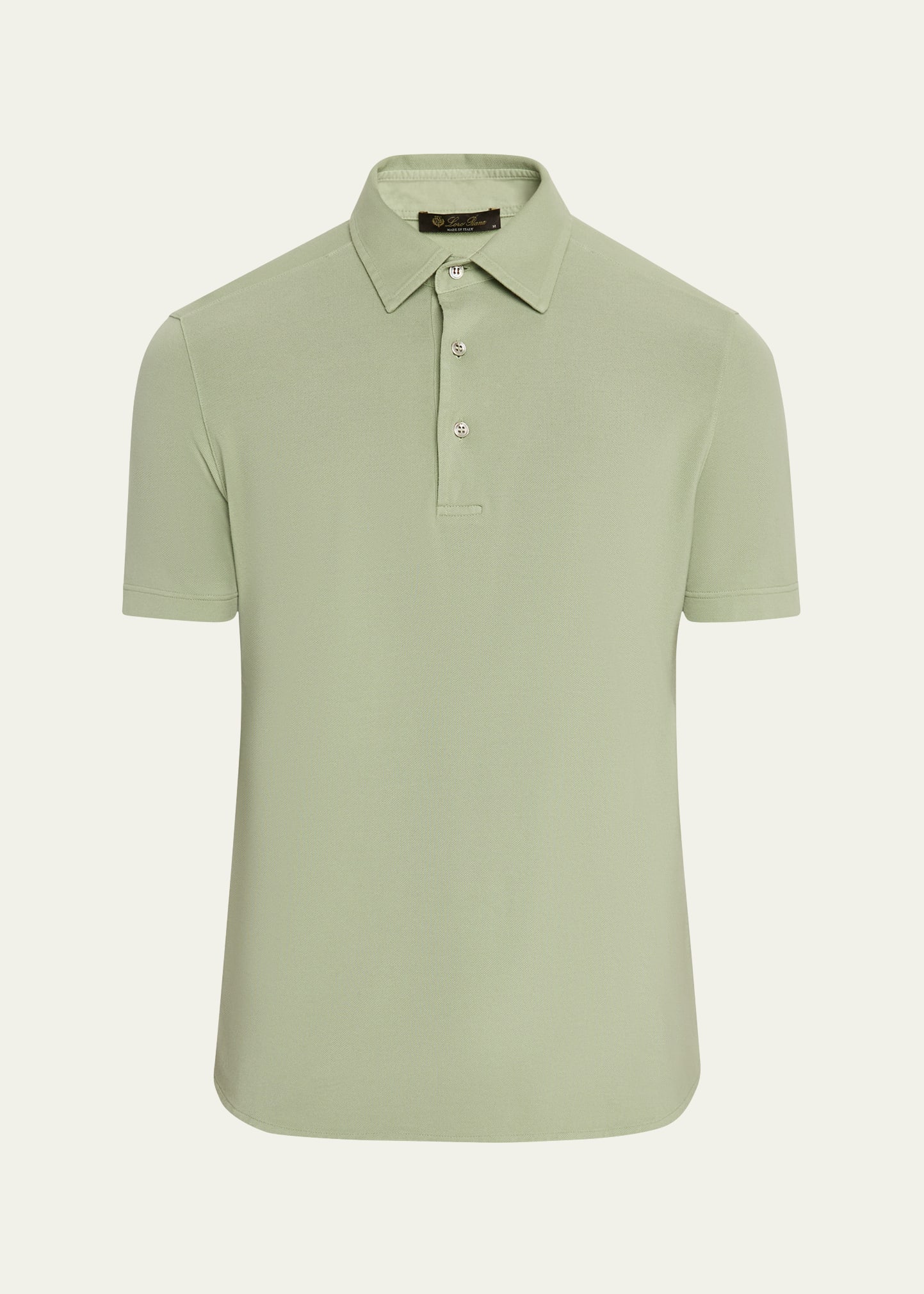 Loro Piana Men's Cotton Pique Polo Shirt - Bergdorf Goodman