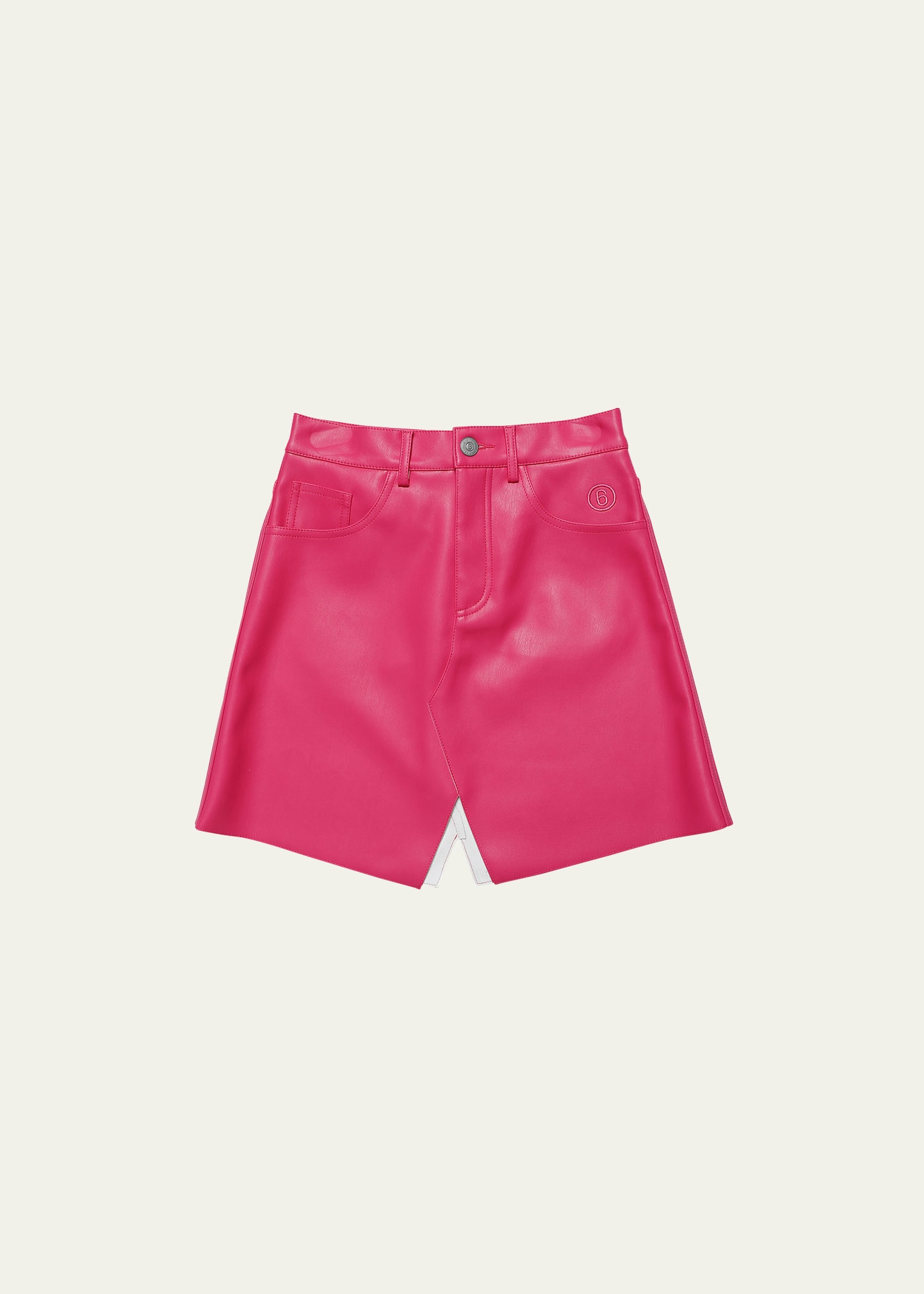 MM6 Maison Margiela Kid s Leather Shorts Size 10 16