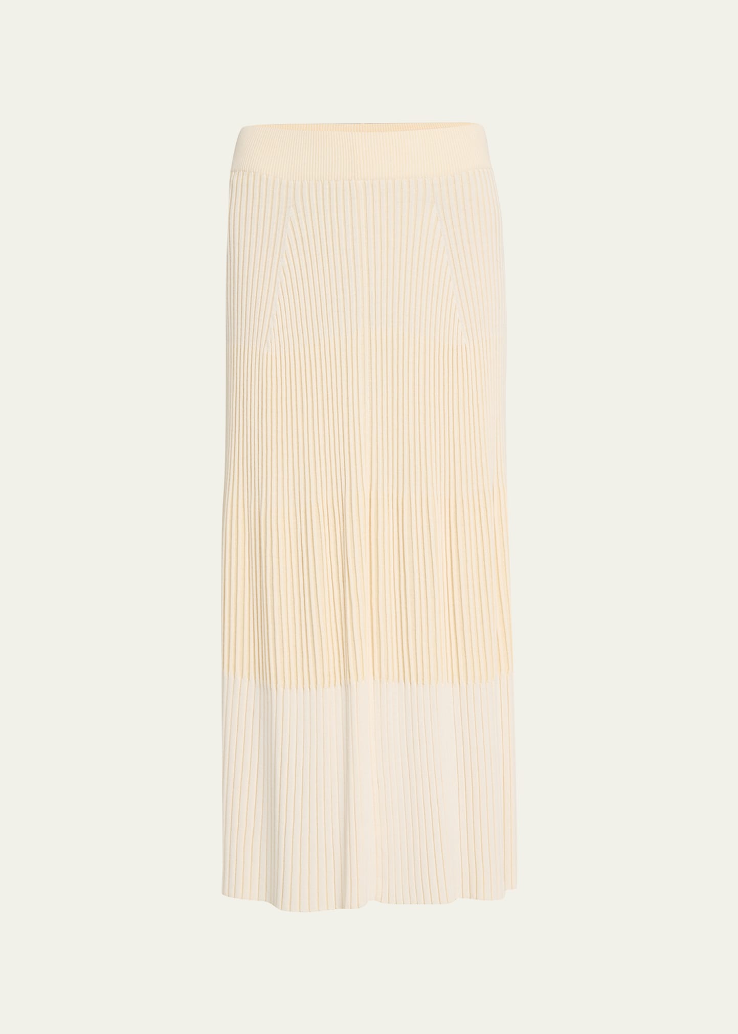 Lafayette 148 New York Straight Ribbed Knit Midi Skirt - Bergdorf