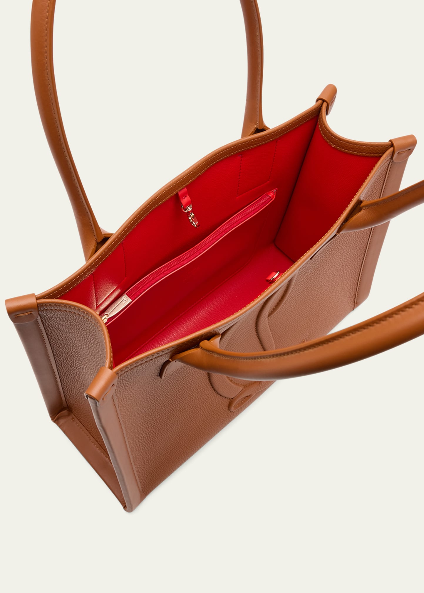 Christian Louboutin By My Side Small Tote in Leather with CL