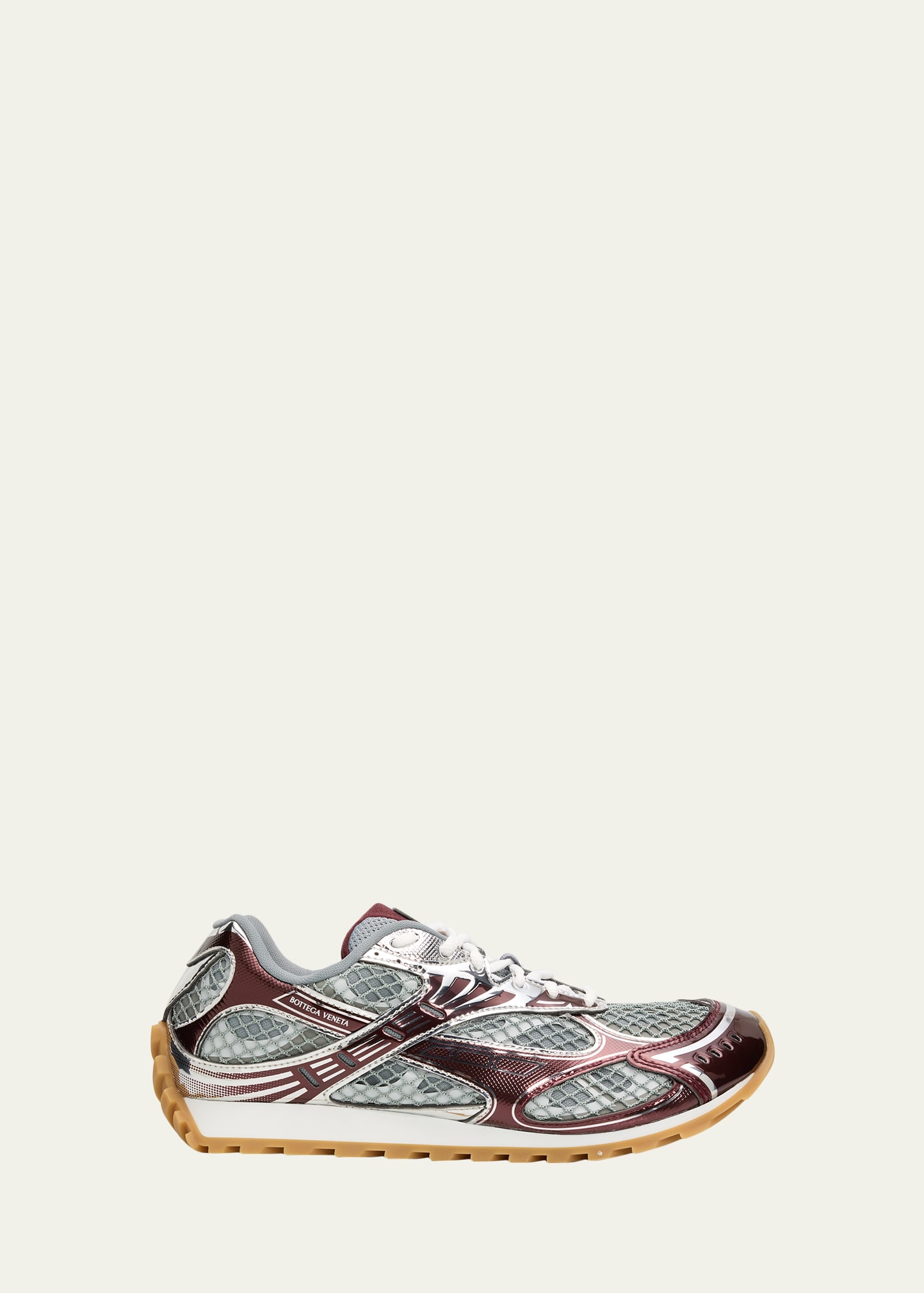Bottega Veneta Men's Orbit Technical Fishnet Sneakers - Bergdorf