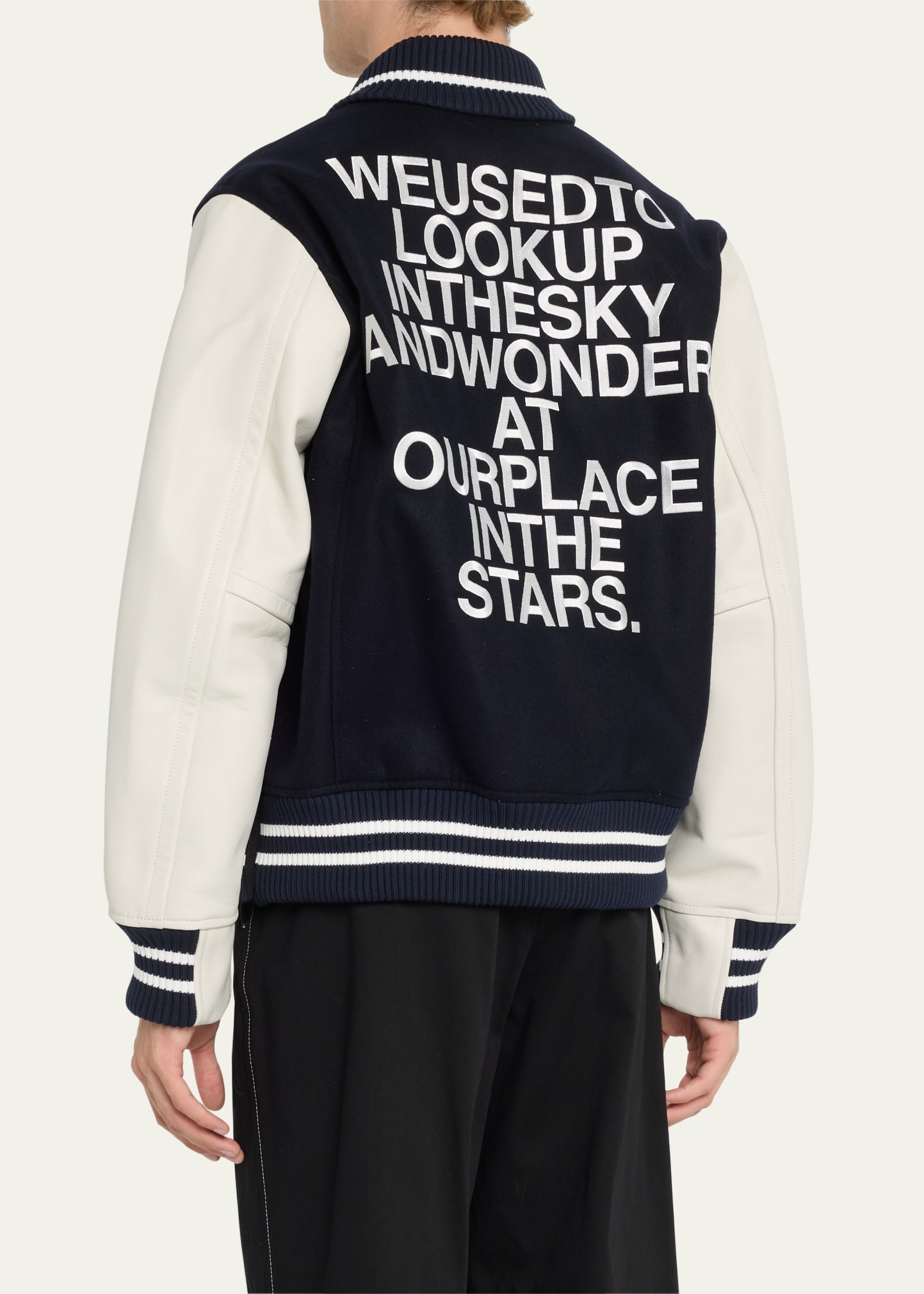 SACAI Men's Interstellar Varsity Jacket - Bergdorf Goodman
