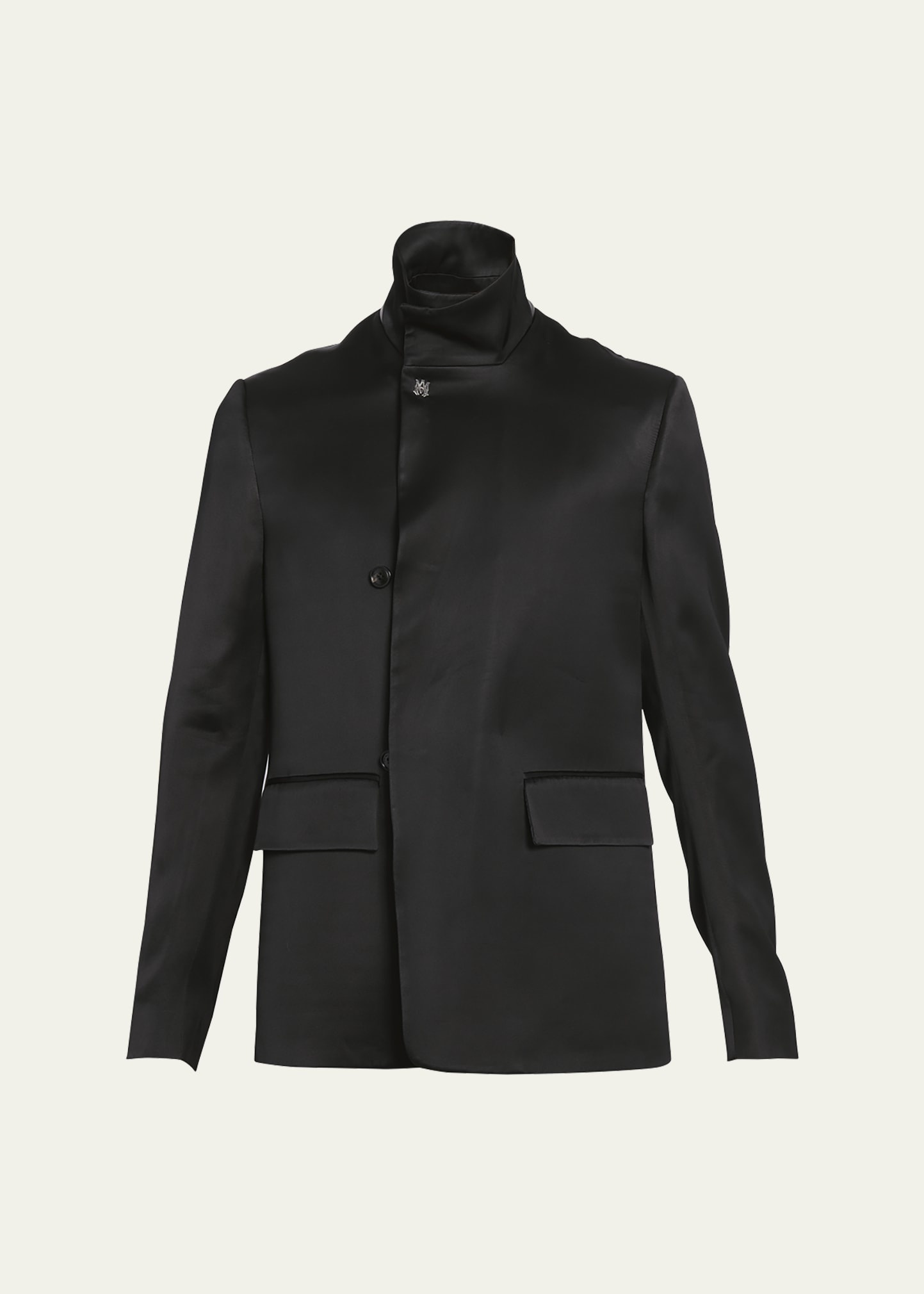 Amiri Men's Double-Breasted Stand Collar Blazer - Bergdorf Goodman