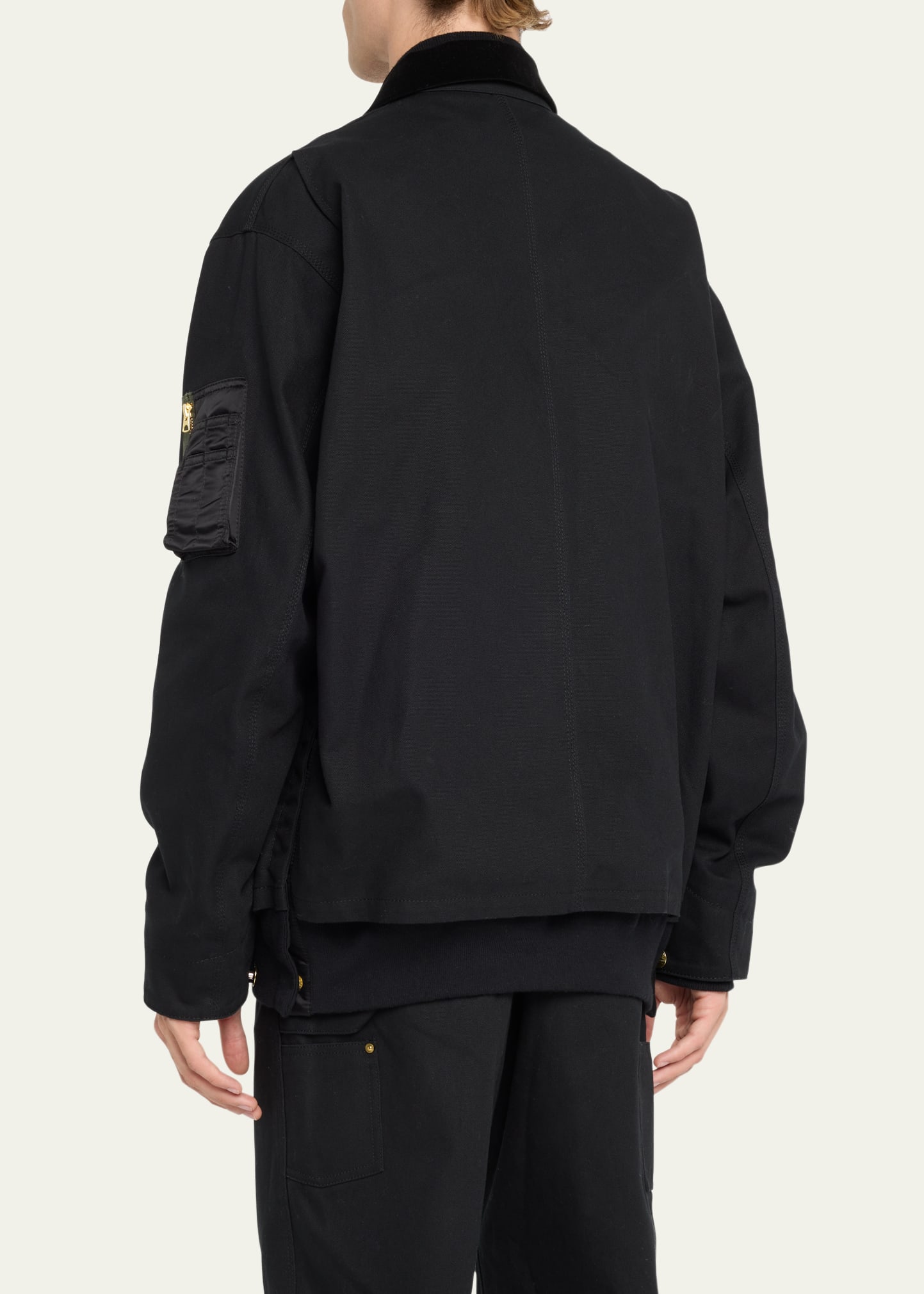 ジャケット・アウター sacai Carhartt Canvas x MA-1 Detroit SACAI x Carhartt WIP Men's Canvas MA-1 Detroit Jacket