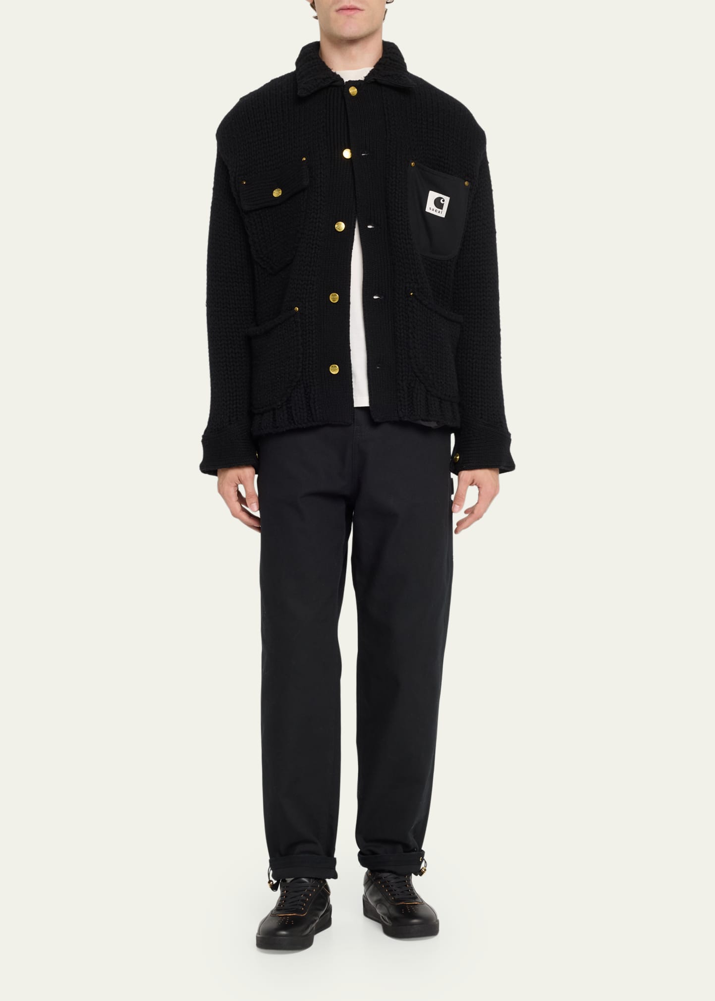SACAI x Carhartt WIP Men's Michigan Knit Jacket - Bergdorf Goodman