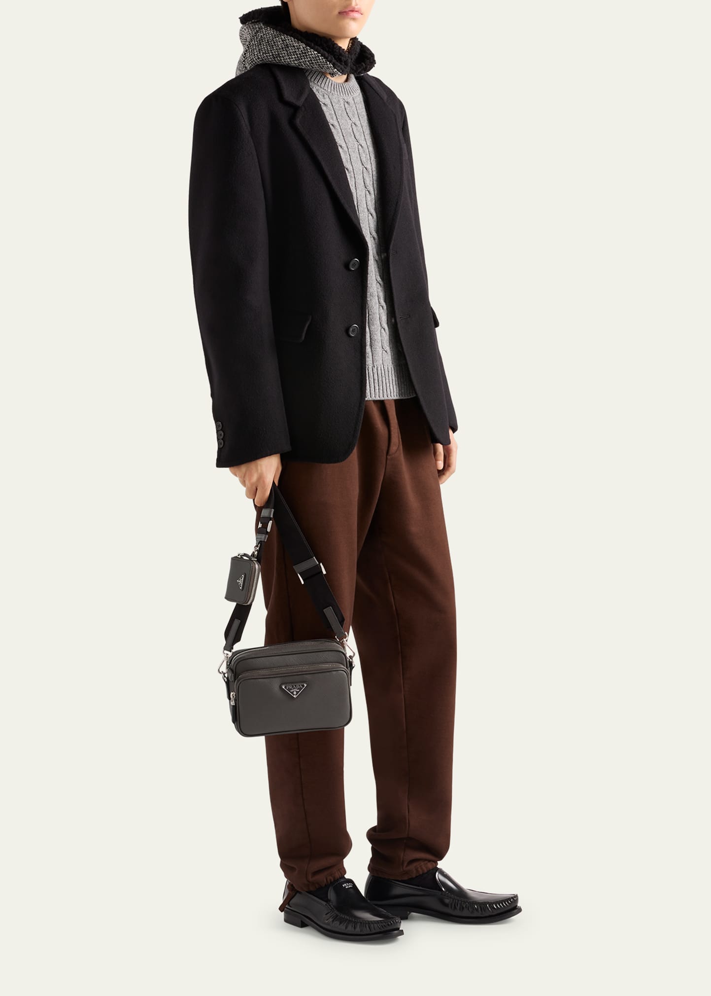 小物 SS1998 PRADA LEATHER GROVE MEN 小物 SS1998 PRADA LEATHER