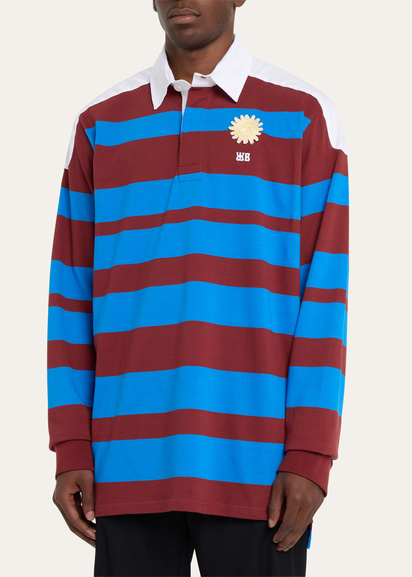 Montana　 BEACH Rugby Shirt Long Beach State Rugby Top