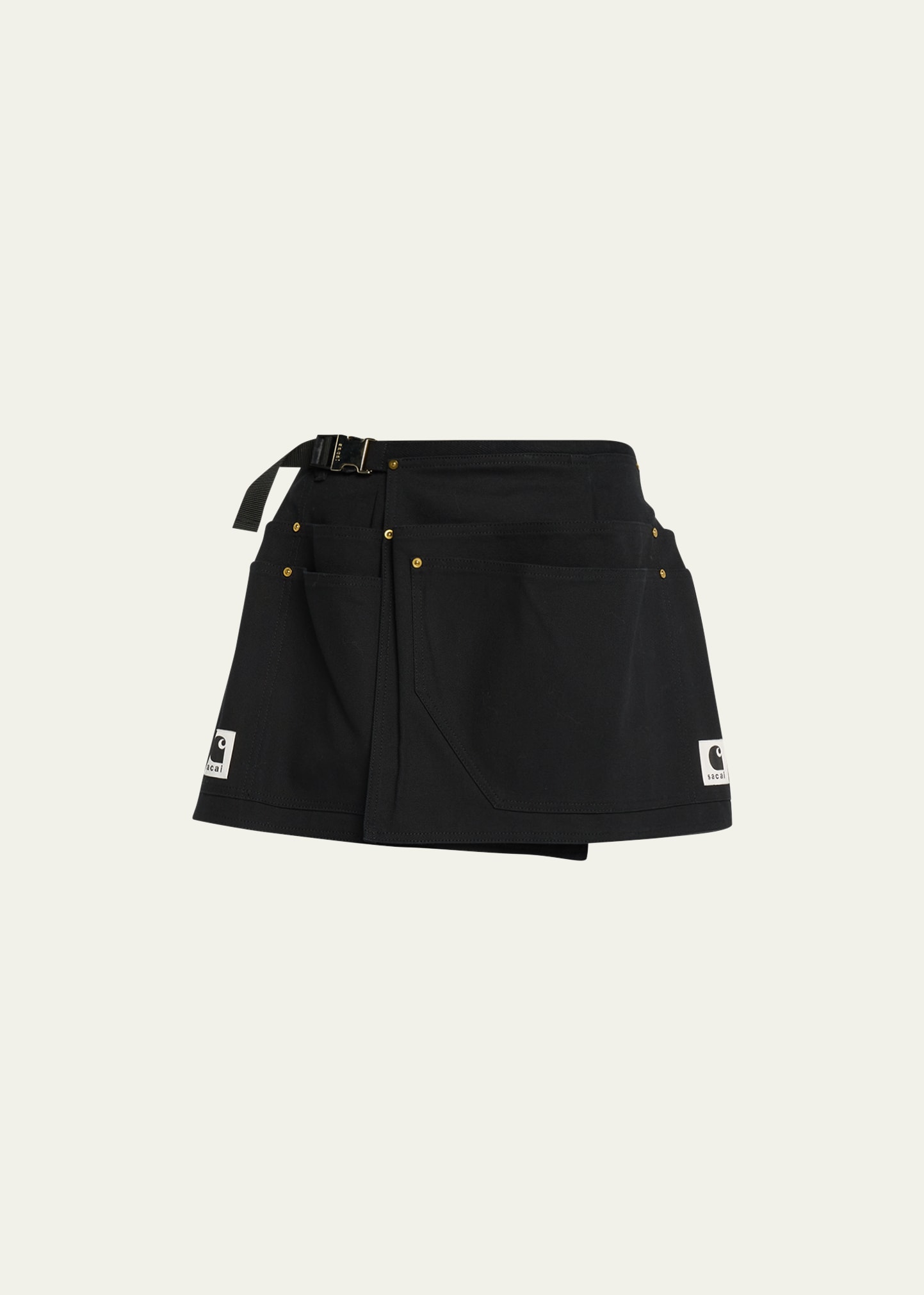 Sacai x Carhartt WIP Women's Pleated Skirt Black - FW23 - US