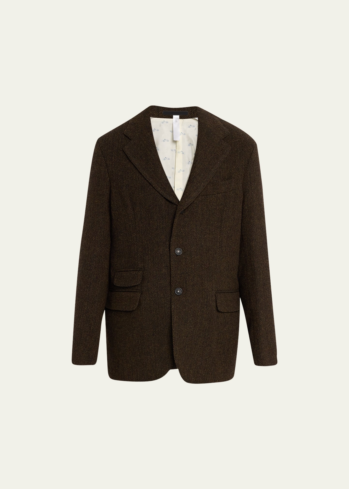 Massimo Alba Men's Wool Herringbone Single-Breasted Sport Coat