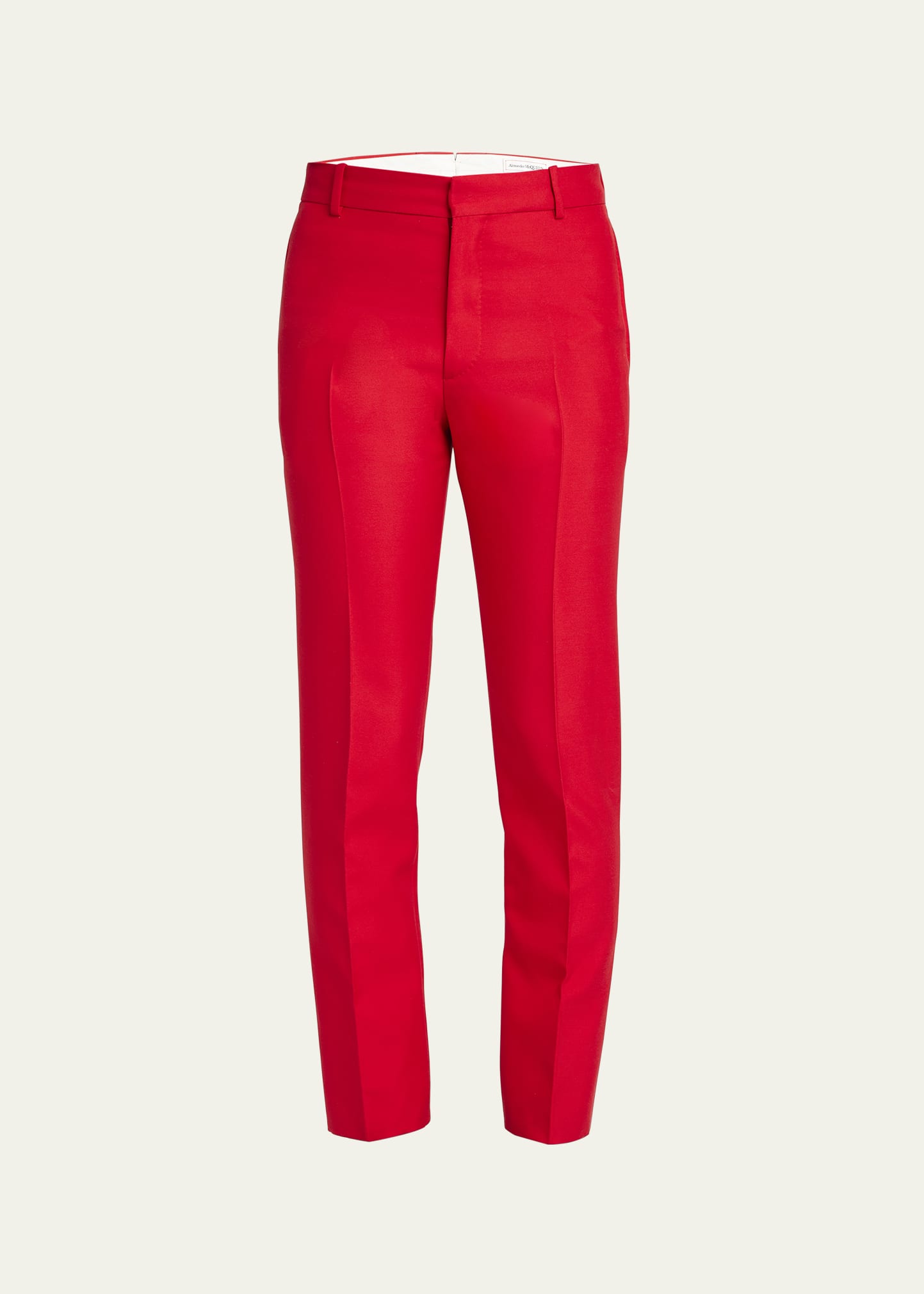 Alexander McQueen Slim-Fit Bootcut Trousers - Bergdorf Goodman