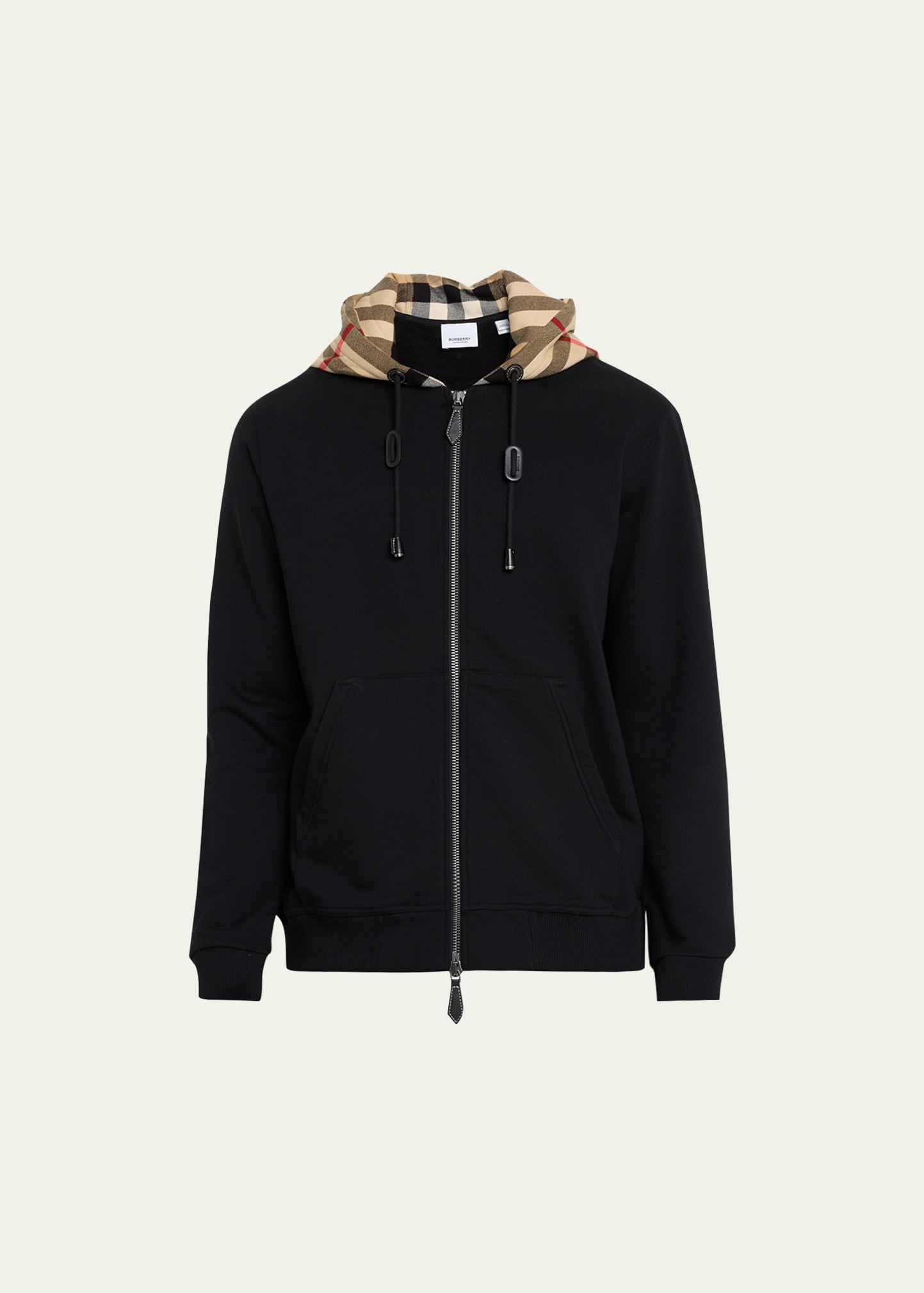 Burberry Men s Samuel Full Zip Check Hoodie